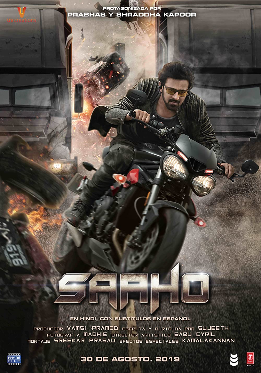 Saaho 2018 Movie Poster Wallpapers