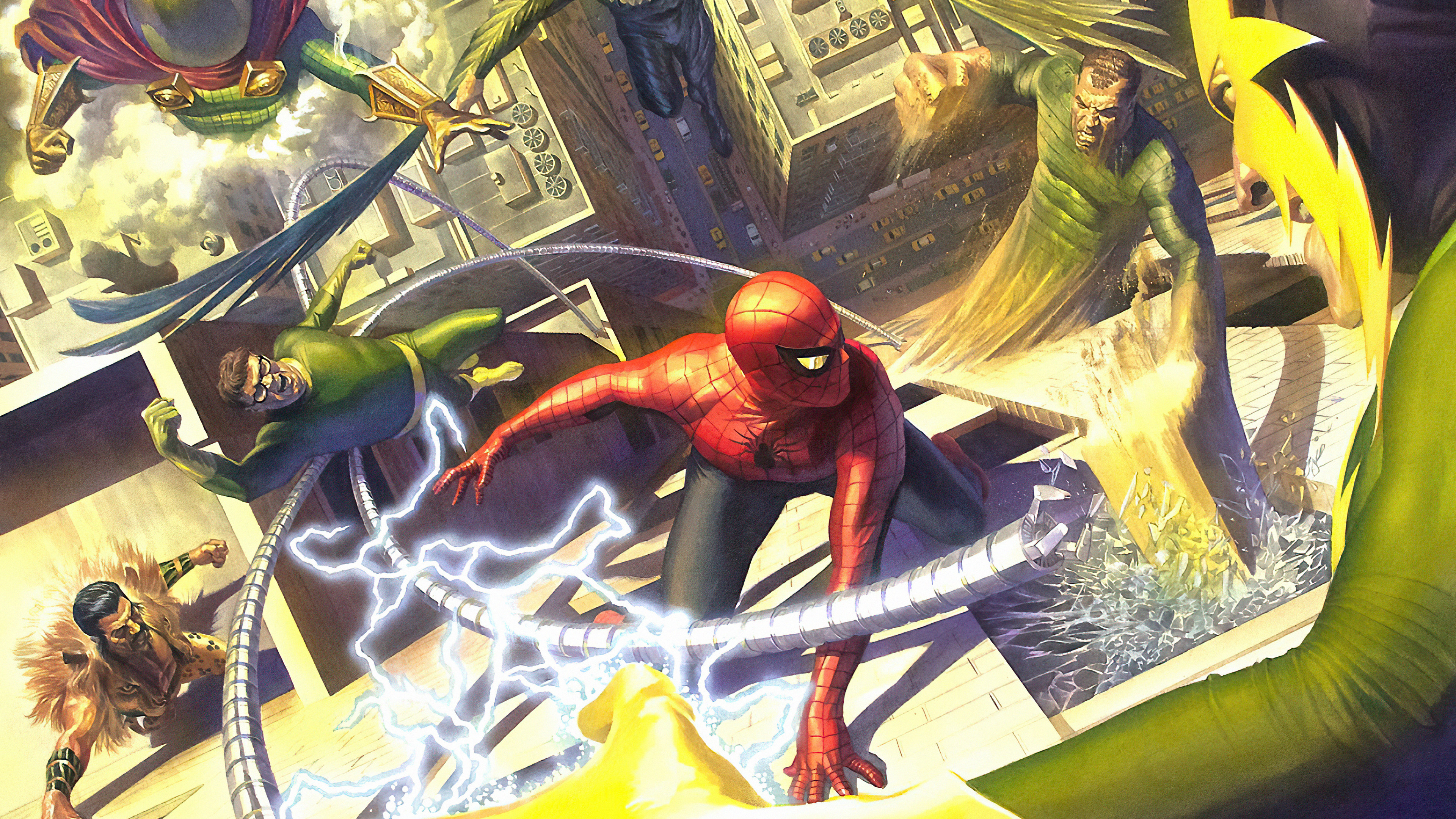 Sandman And The Lizard In No Way Home Hd Spider Man Wallpapers
