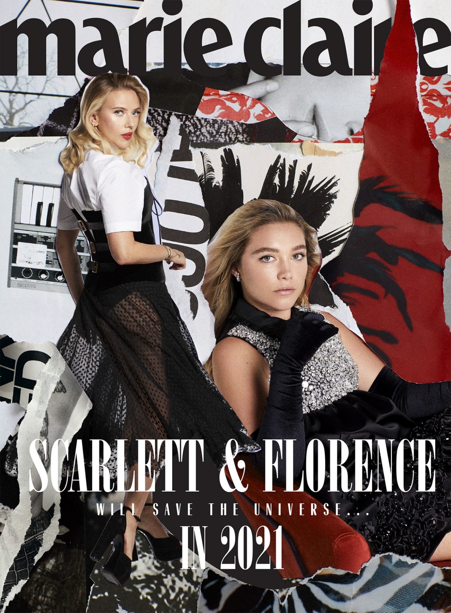 Scarlett Johansson &Amp; Florence Pugh In Black Widow Wallpapers