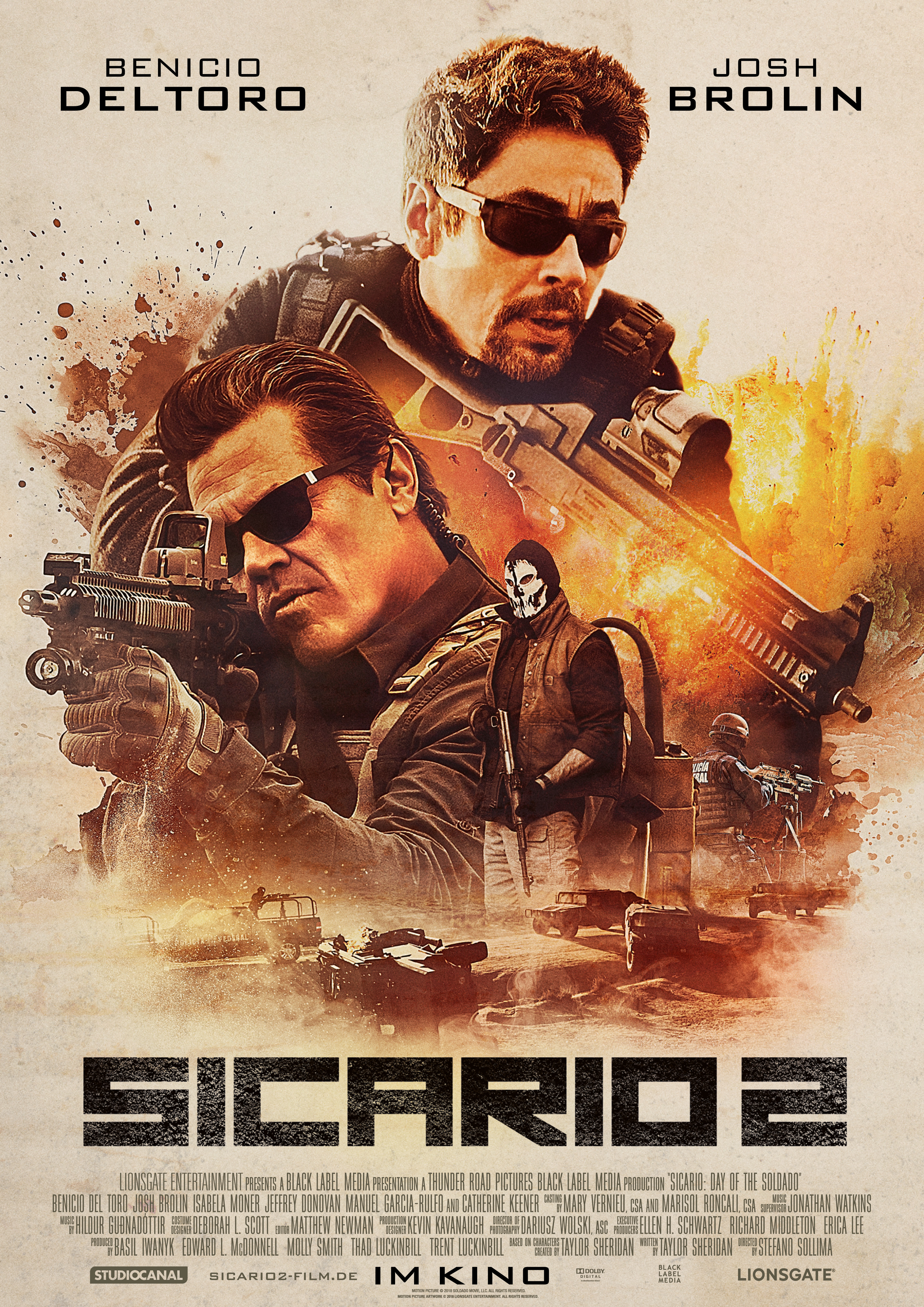 Sicario Day Of The Soldado Movie Poster 2018 Wallpapers