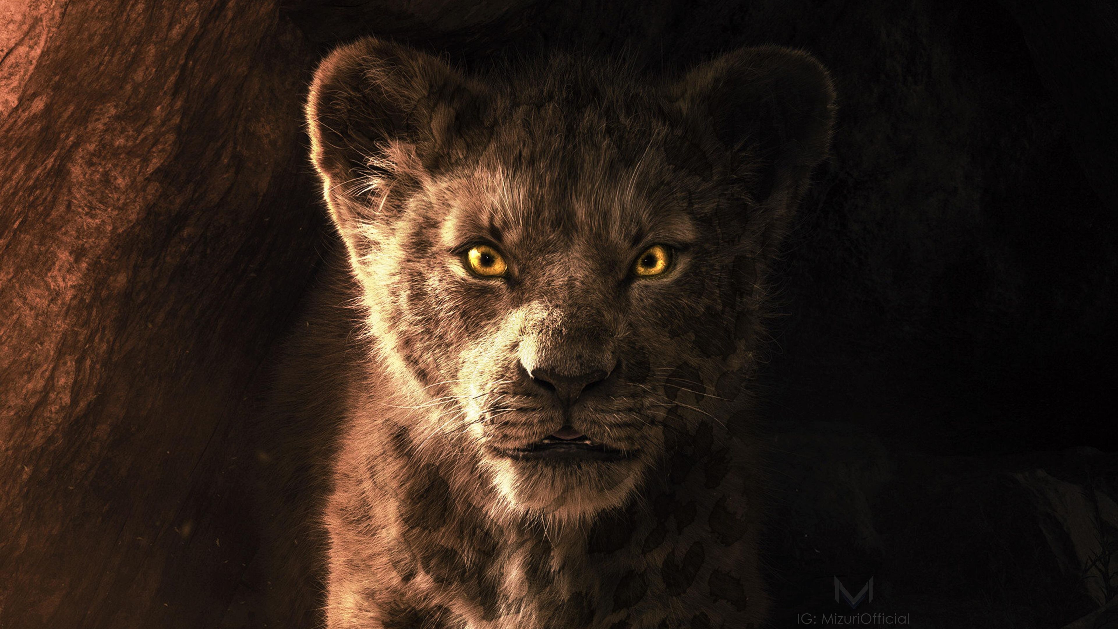 Simba In The Lion King 2019 Movie Wallpapers