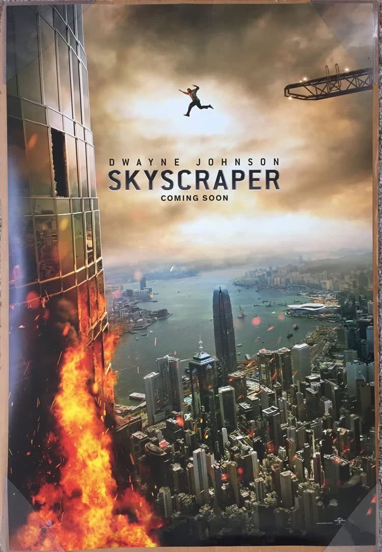 Skyscraper Dwayne Johnson 2018 Movie Wallpapers