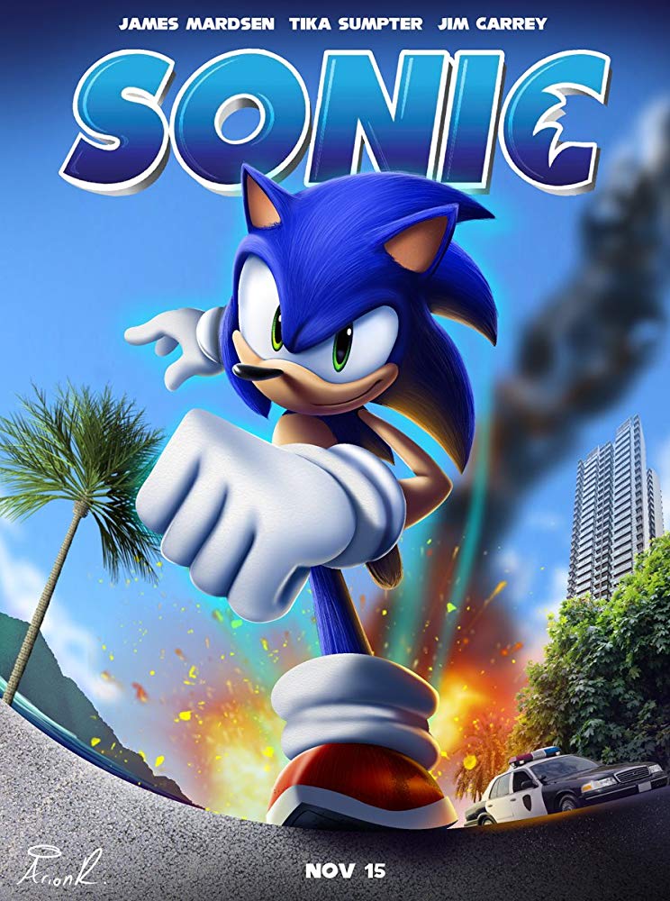 Sonic The Hedgehog 4K Movie Poster Wallpapers