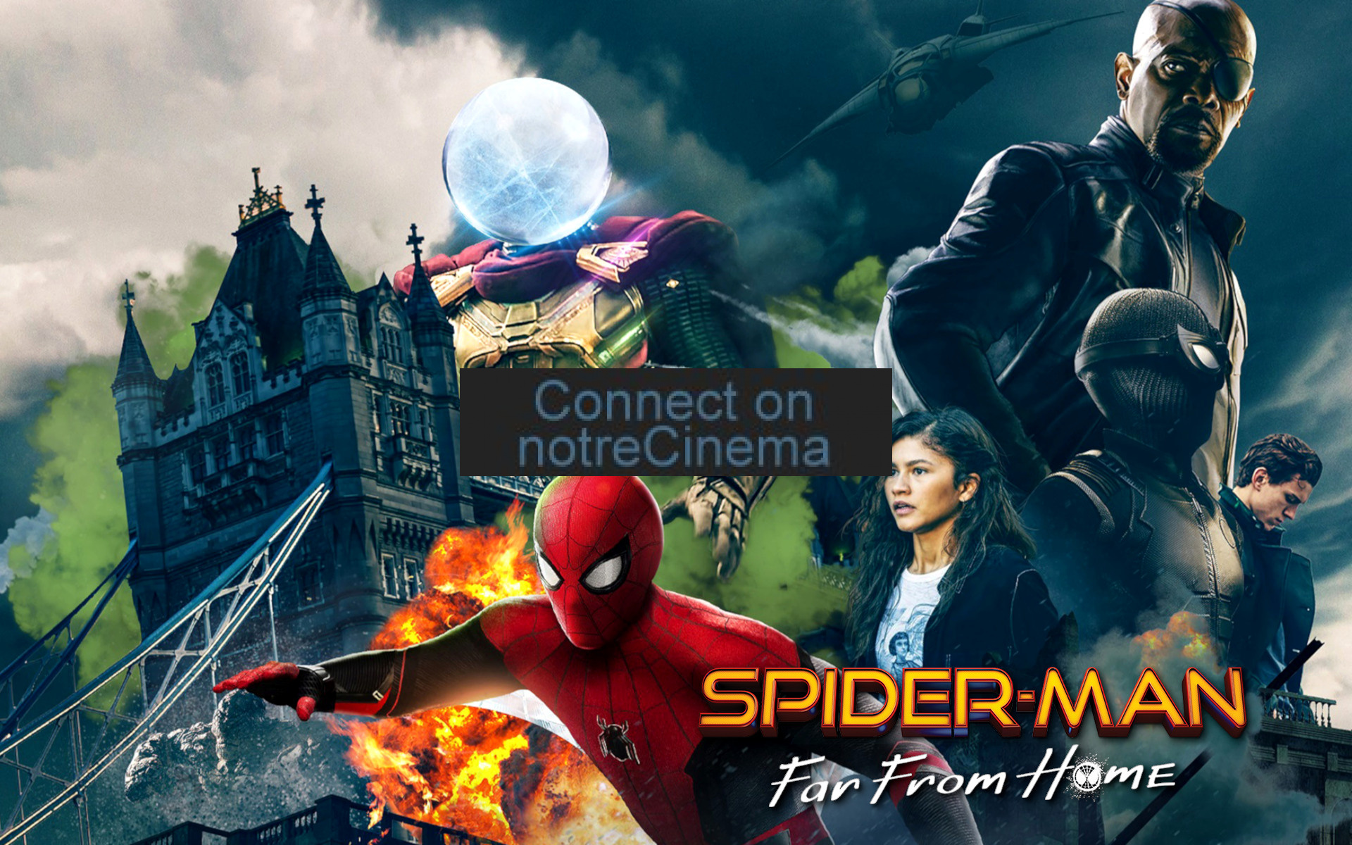 Spider Man And Zendaya In Spider Man Far From Home Wallpapers