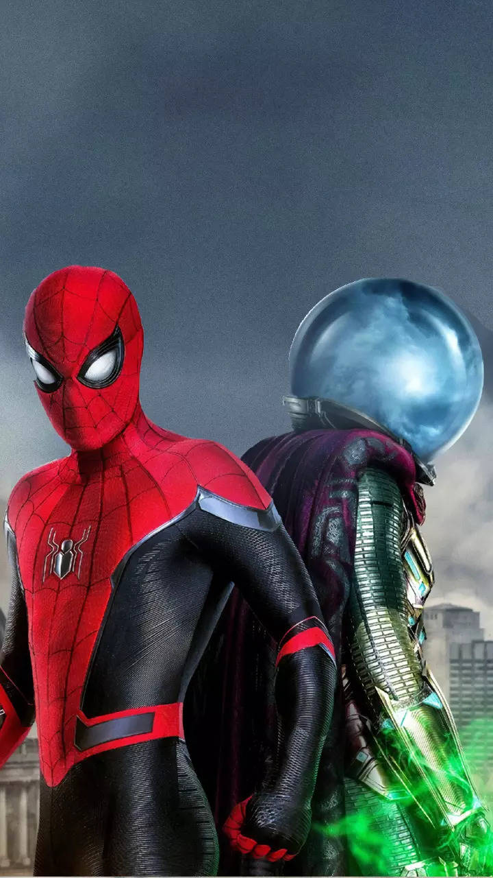 Spider Man And Zendaya In Spider Man Far From Home Wallpapers