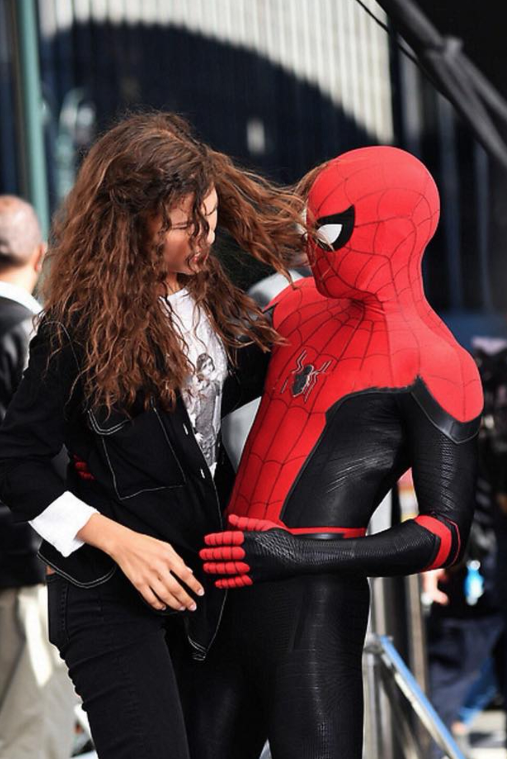 Spider Man And Zendaya In Spider Man Far From Home Wallpapers