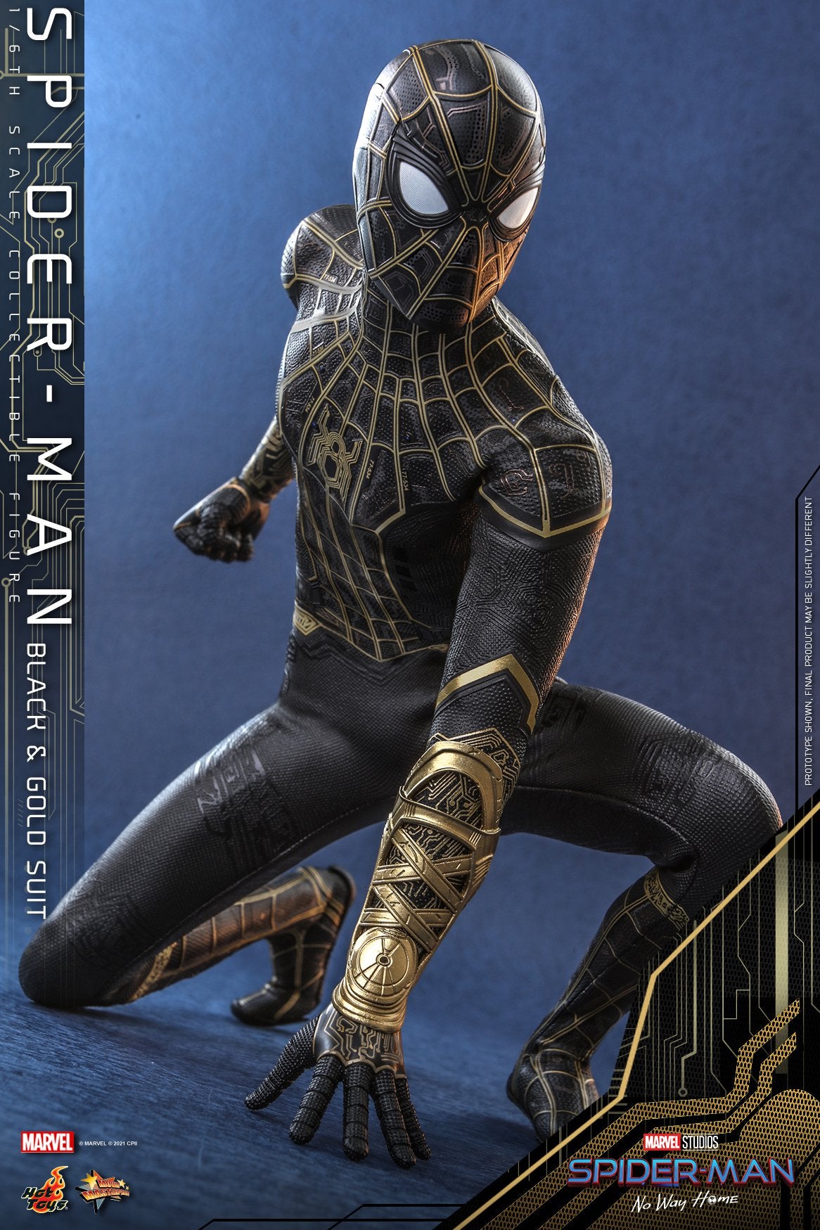 Spider Man Black And Gold Suit No Way Home Concept Art Wallpapers