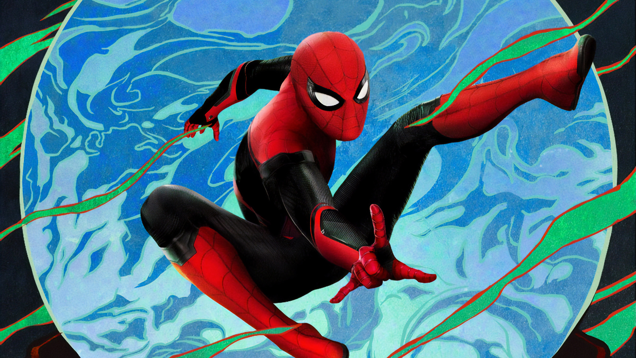 Spider Man Far From Home Cover Art Wallpapers