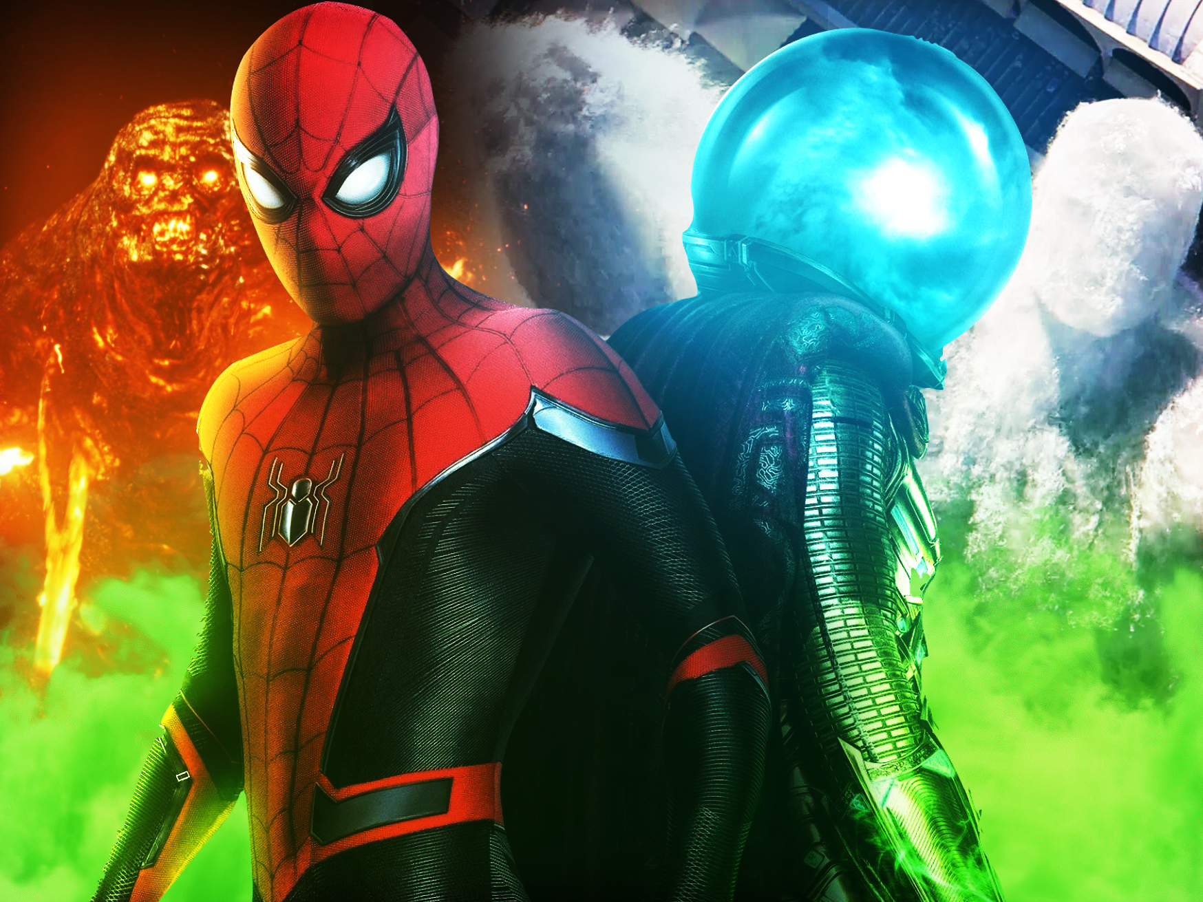 Spider-Man Far From Home Fan Keyart Wallpapers