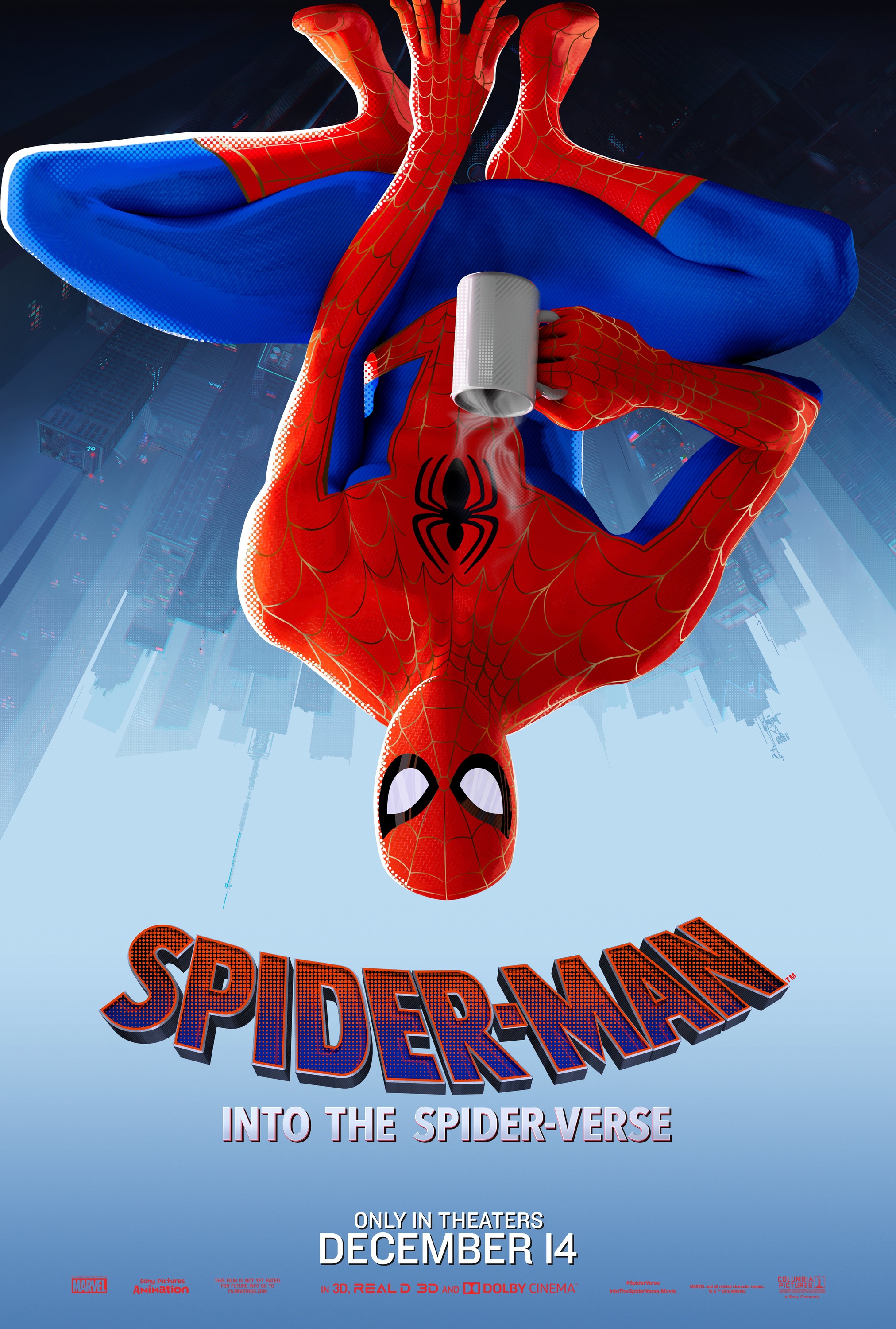 Spiderman Into The Spider Verse Movie Official Poster Wallpapers