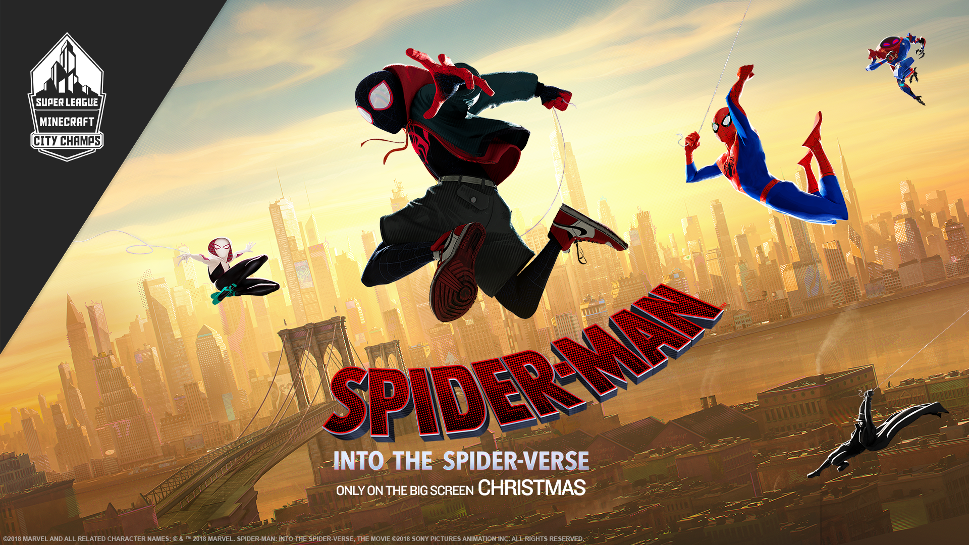 Spiderman Into The Spider Verse Movie Official Poster Wallpapers