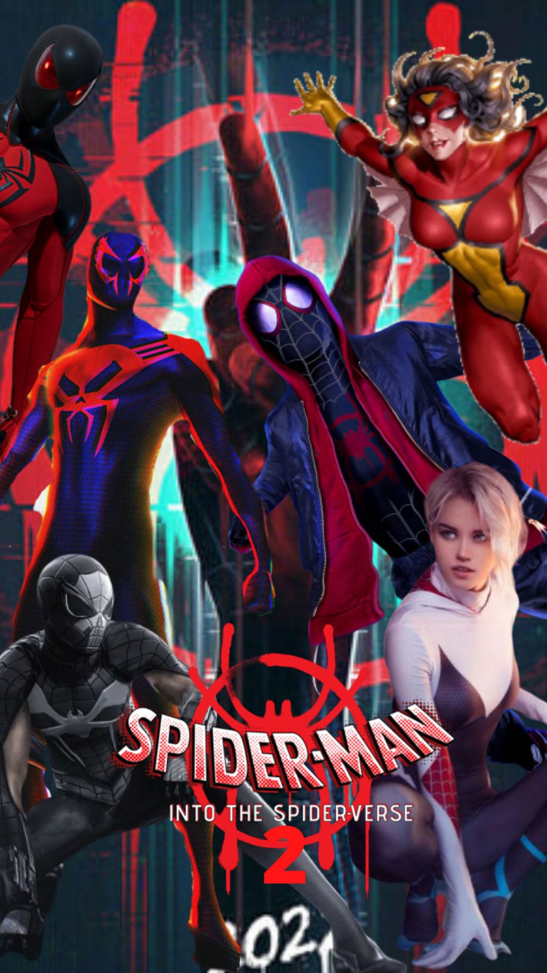 Spiderman Into The Spider Verse Movie Official Poster Wallpapers
