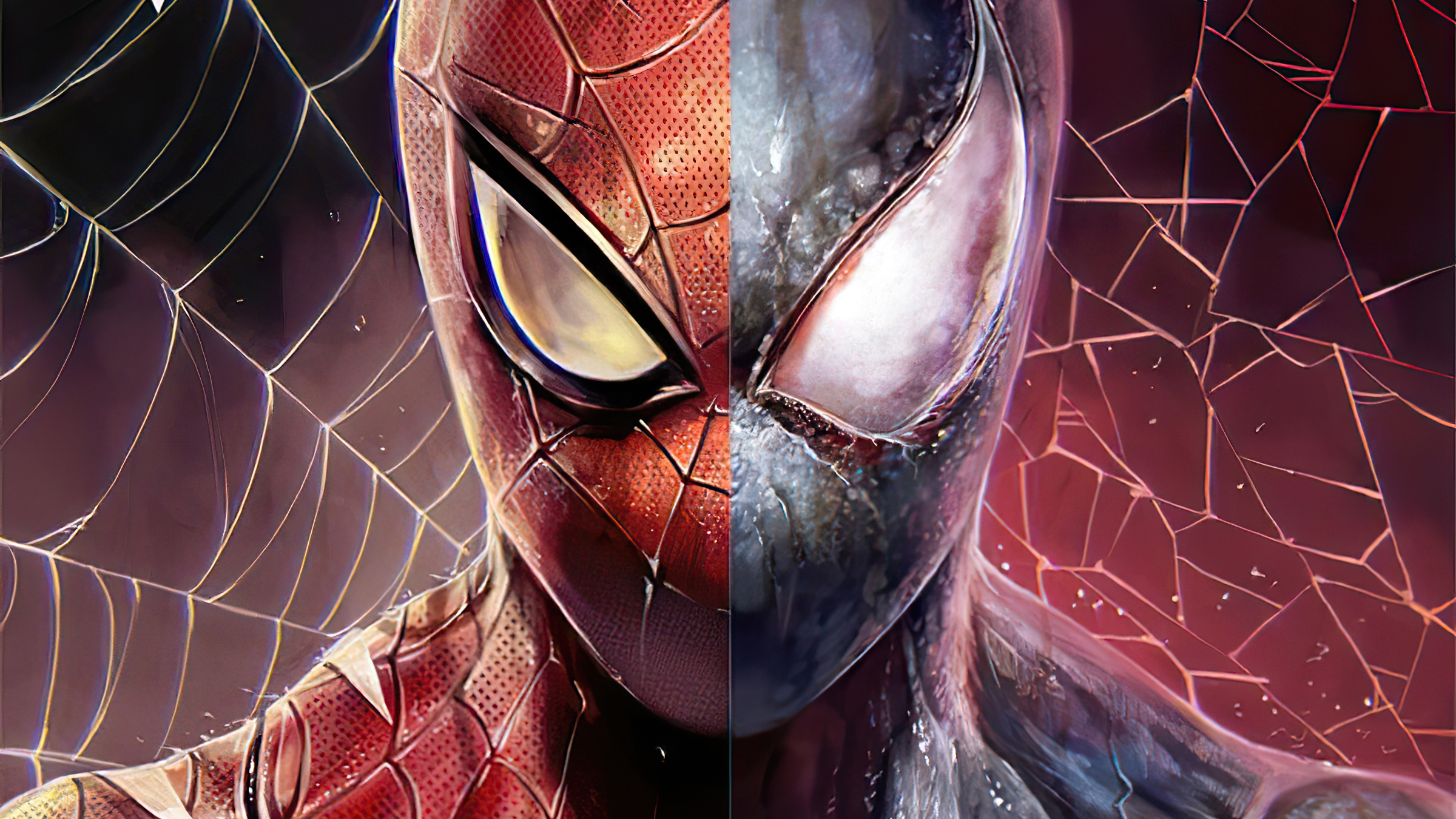 Spider-Man No Way Home Face Digital Art Wallpapers