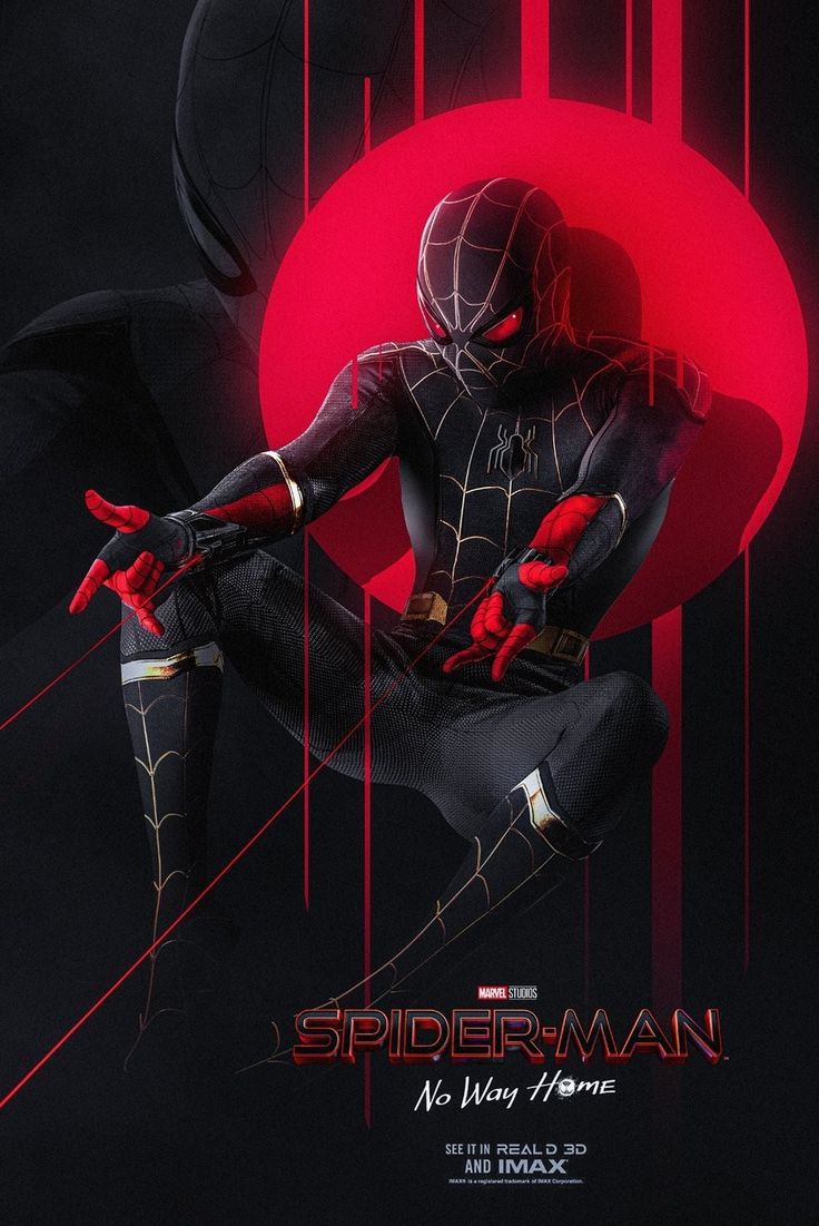 Spider-Man No Way Home Red And Black Wallpapers