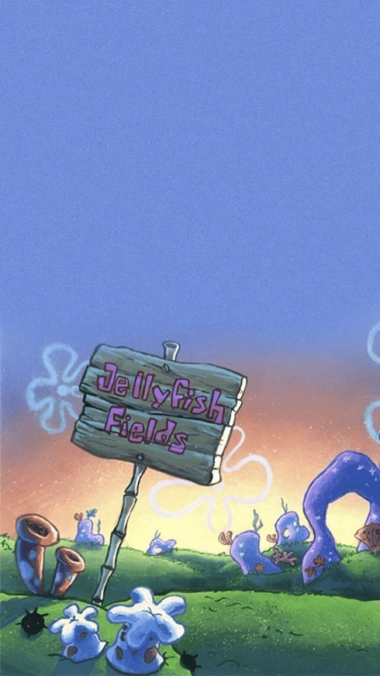 Spongebob Near Sunset Wallpapers