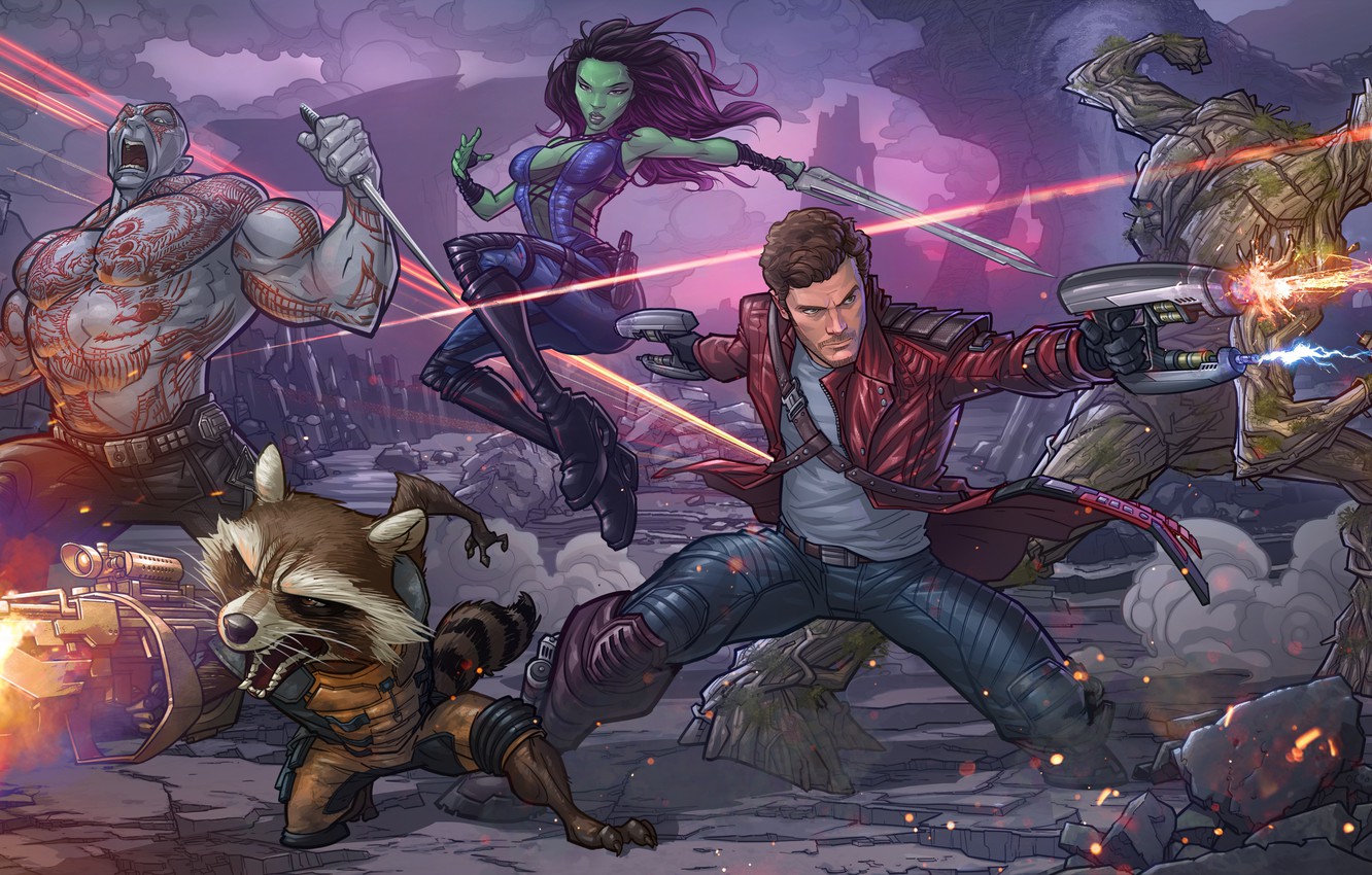 Star Lord Guardians Of The Galaxy Art Wallpapers