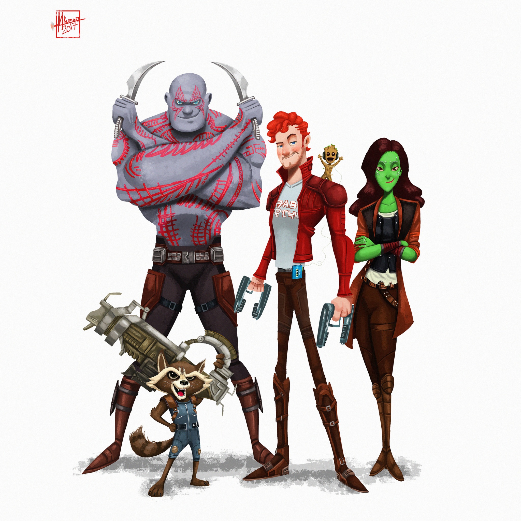 Star Lord Guardians Of The Galaxy Art Wallpapers