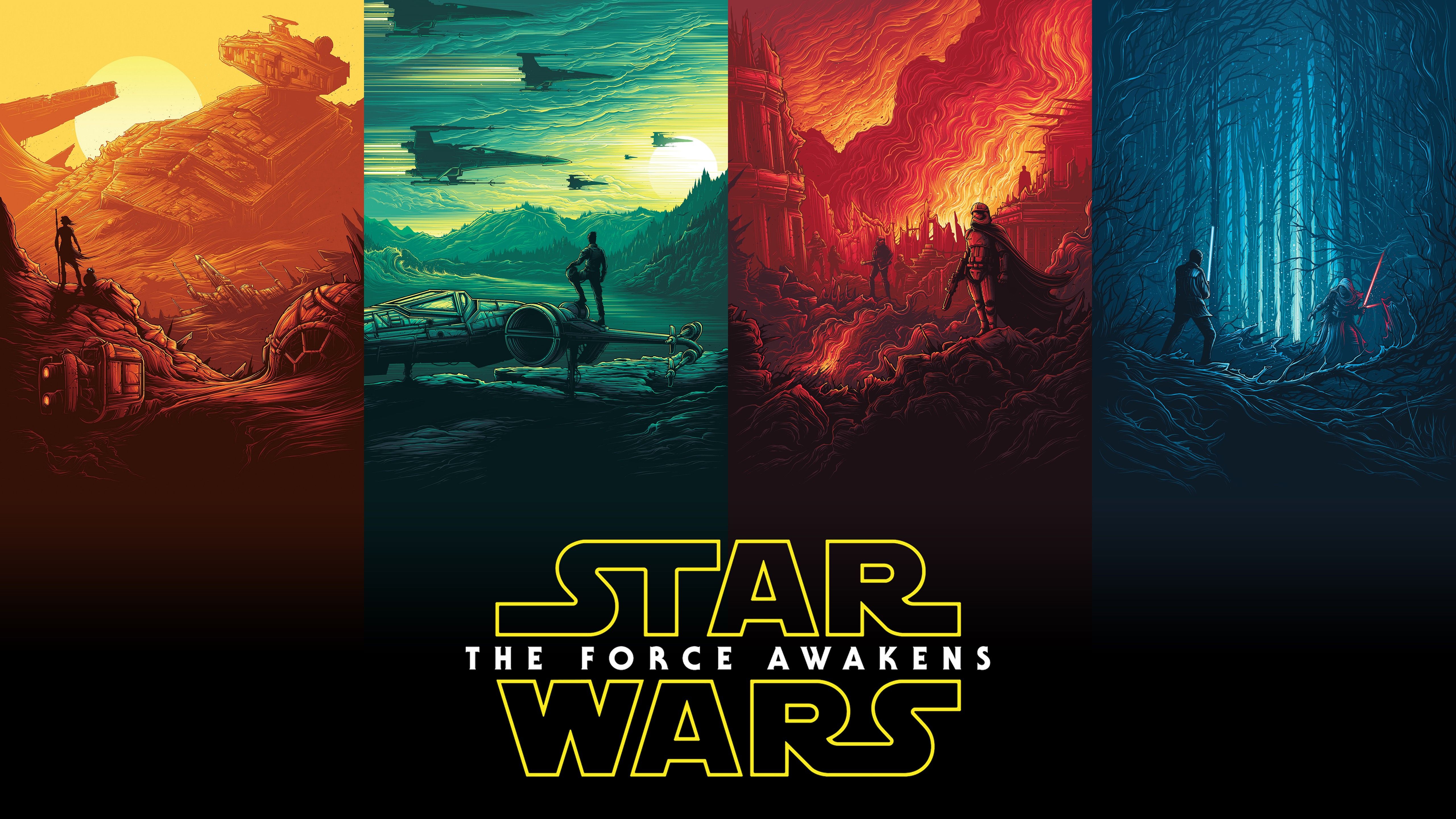 Star Wars 8 Cast Poster Wallpapers