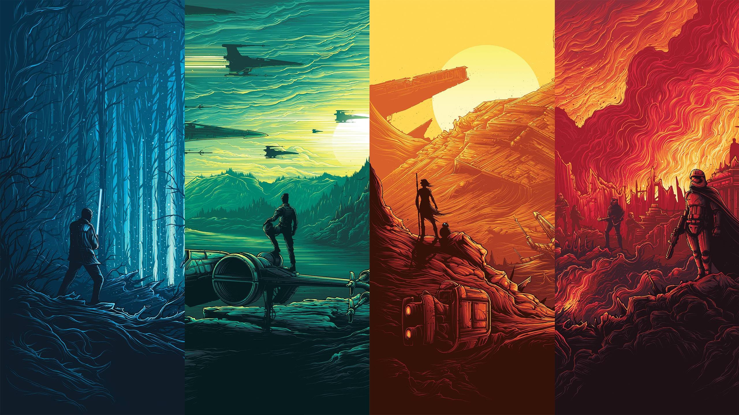 Star Wars 8 Poster Wallpapers