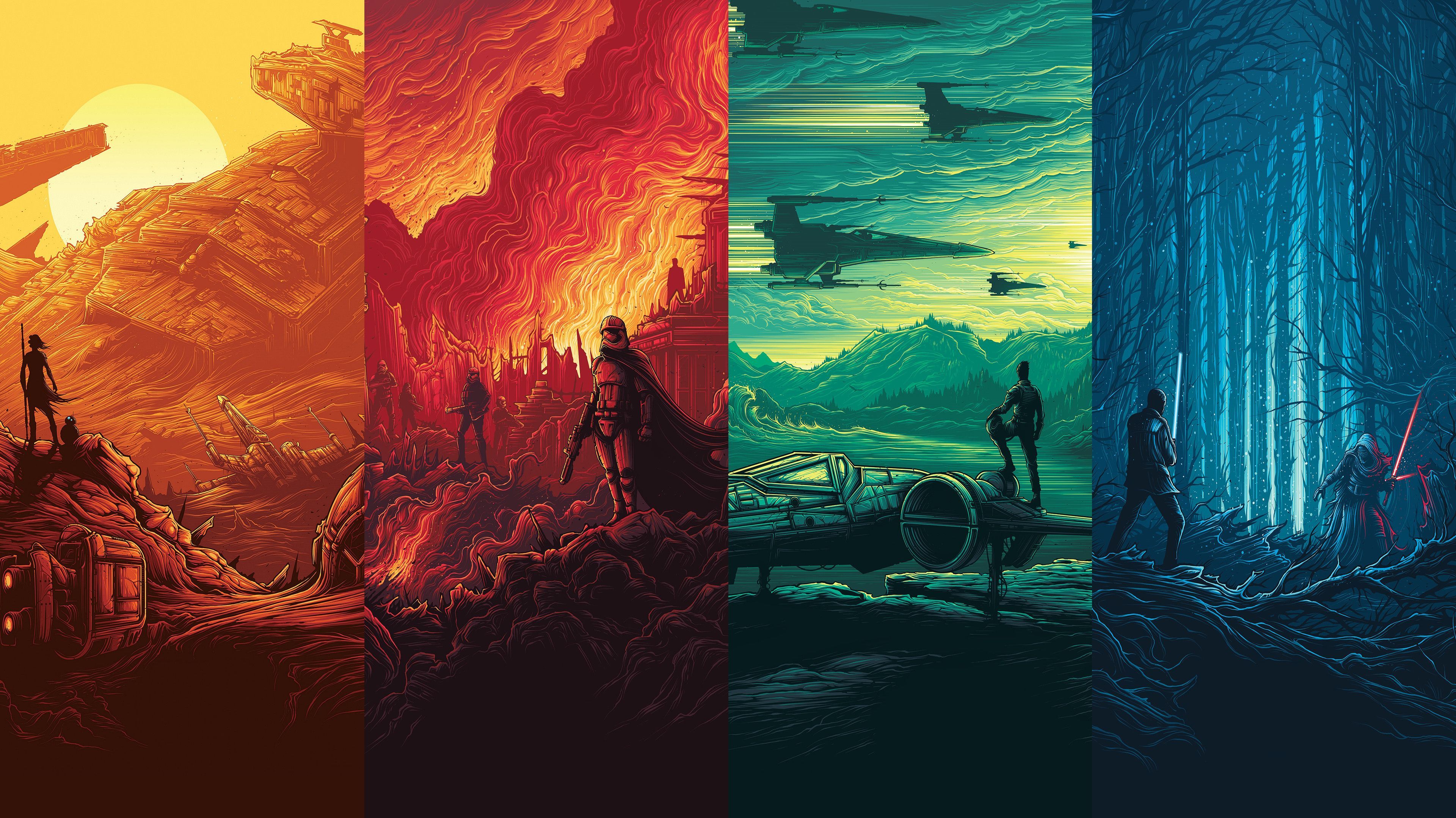 Star Wars 9 Banner 4K Wallpapers