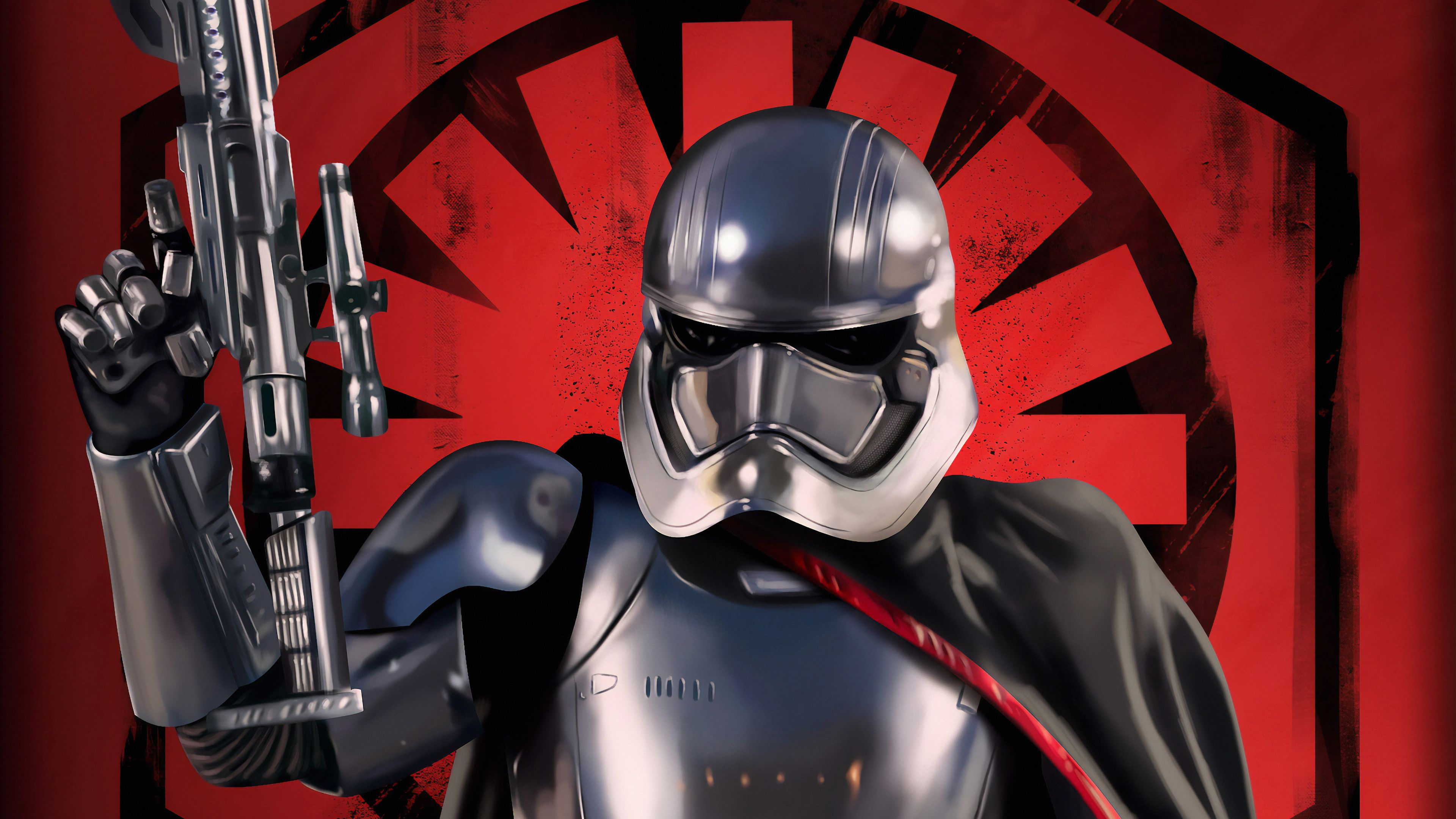 Star Wars Captain Phasma Digital Art Wallpapers