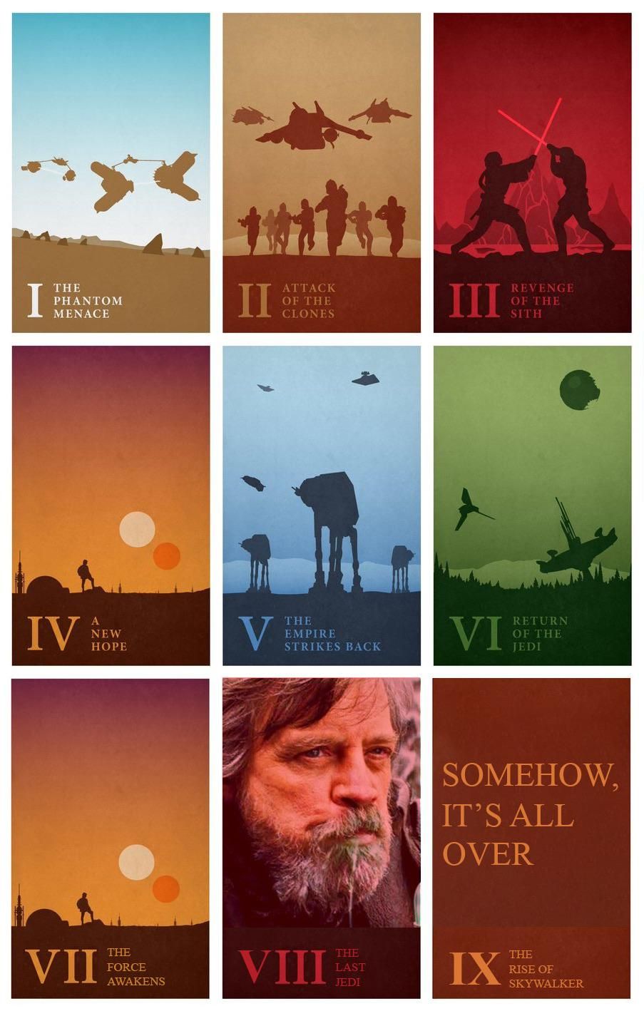 Star Wars Skywalker Saga Minimal Wallpapers