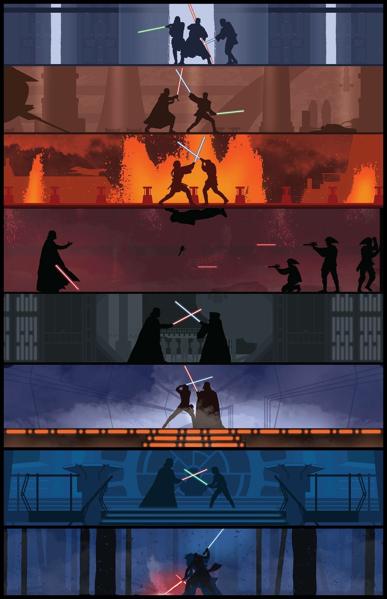 Star Wars Skywalker Saga Minimal Wallpapers