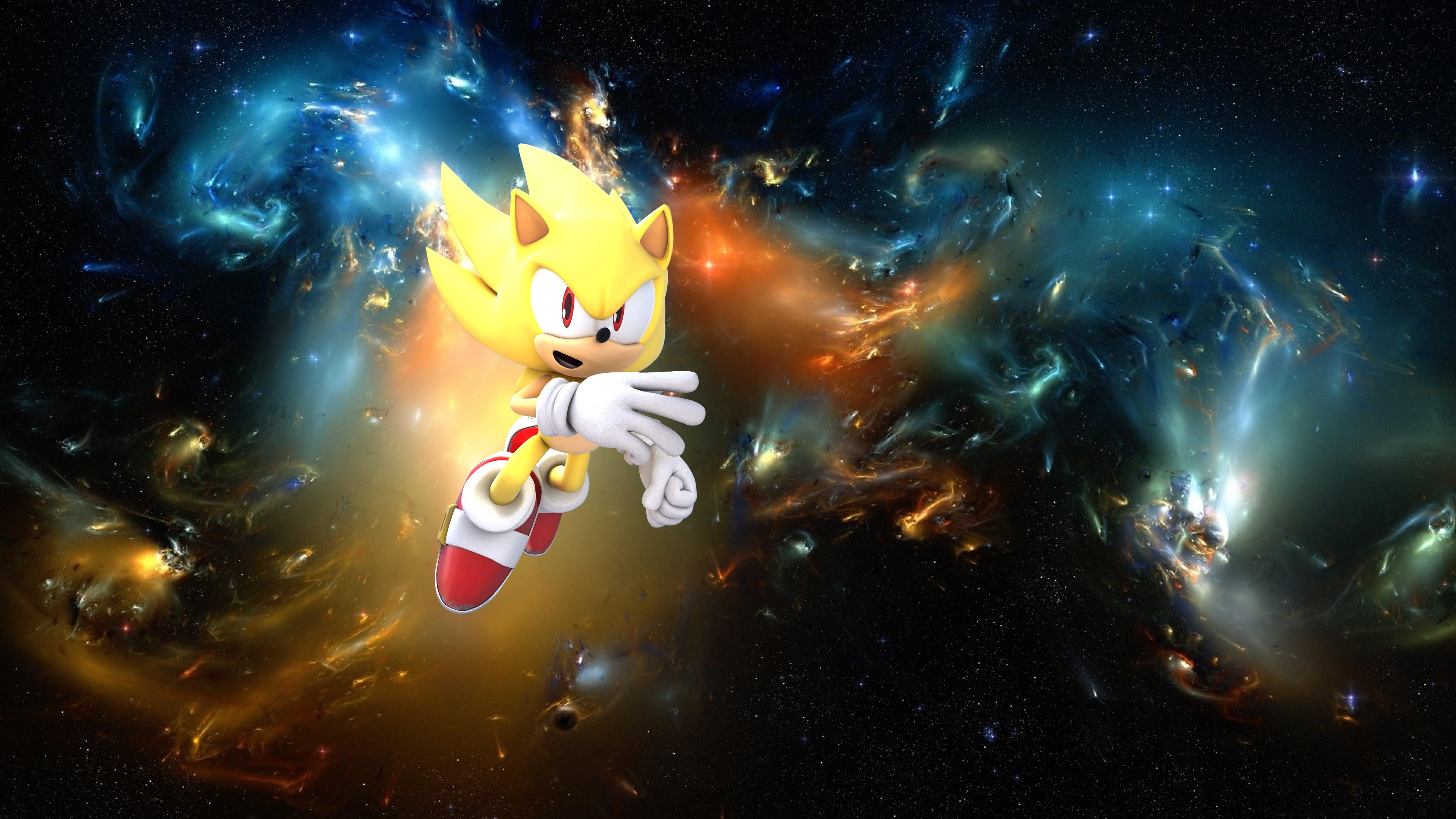 Super Sonic Hedgehog 4K Wallpapers