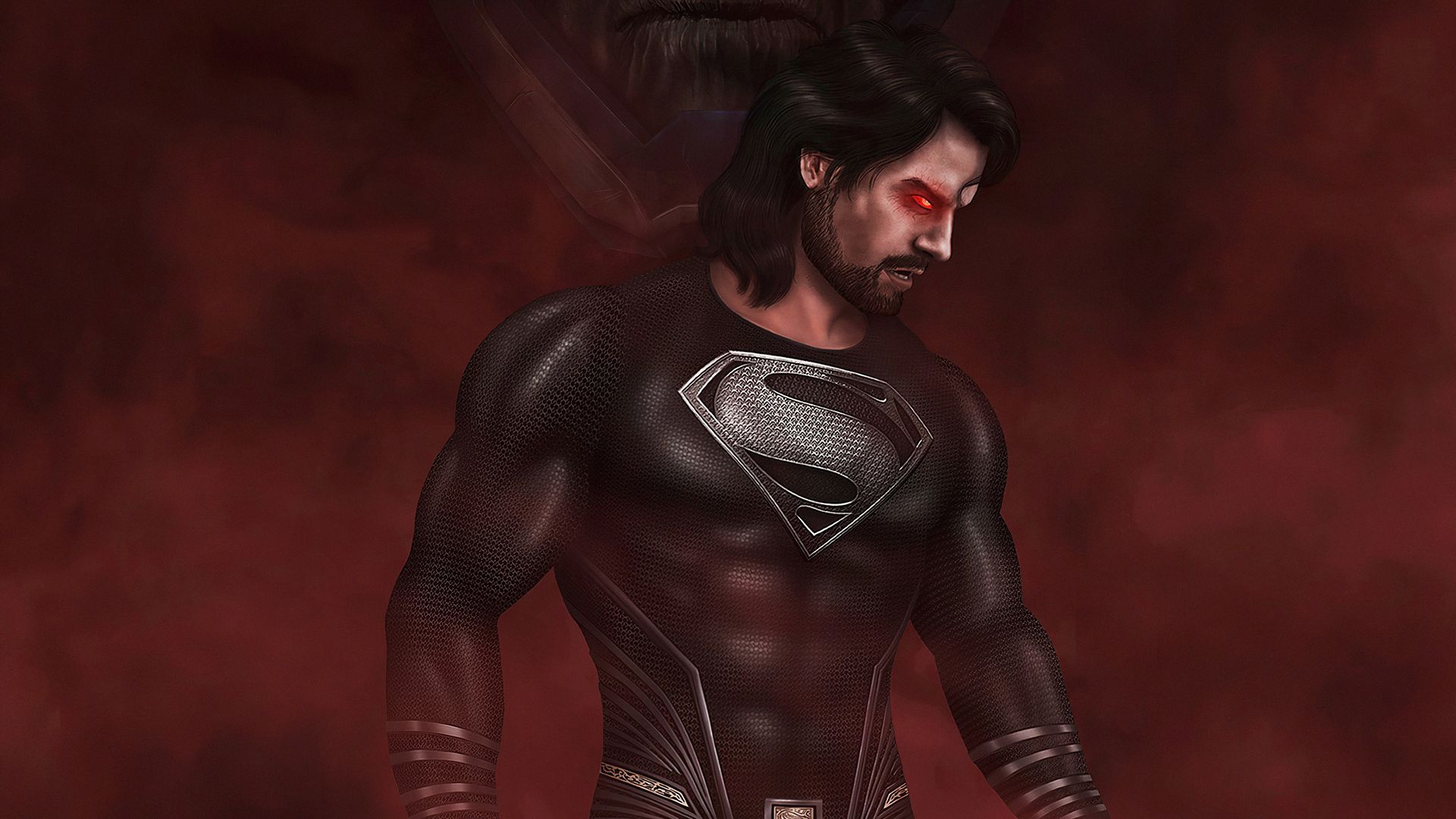 Superman Black Suit Justice League Art Wallpapers