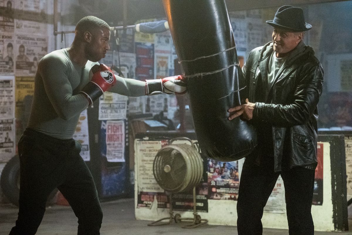 Sylvester Stallone And Michael Jordan In Creed 2 Poster Wallpapers