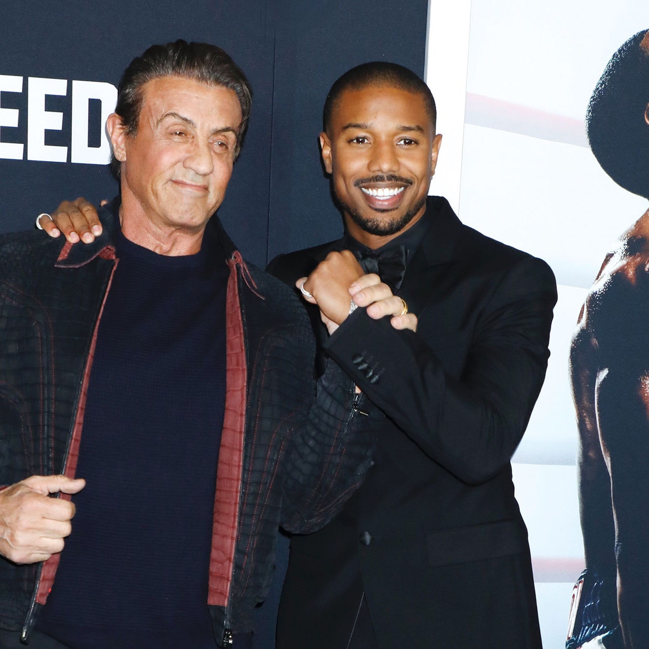 Sylvester Stallone And Michael Jordan In Creed 2 Poster Wallpapers