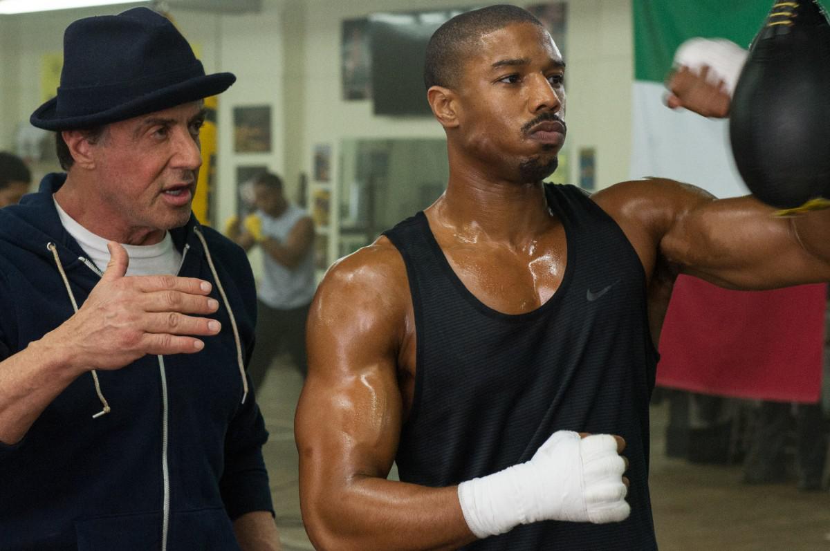 Sylvester Stallone And Michael Jordan In Creed 2 Poster Wallpapers