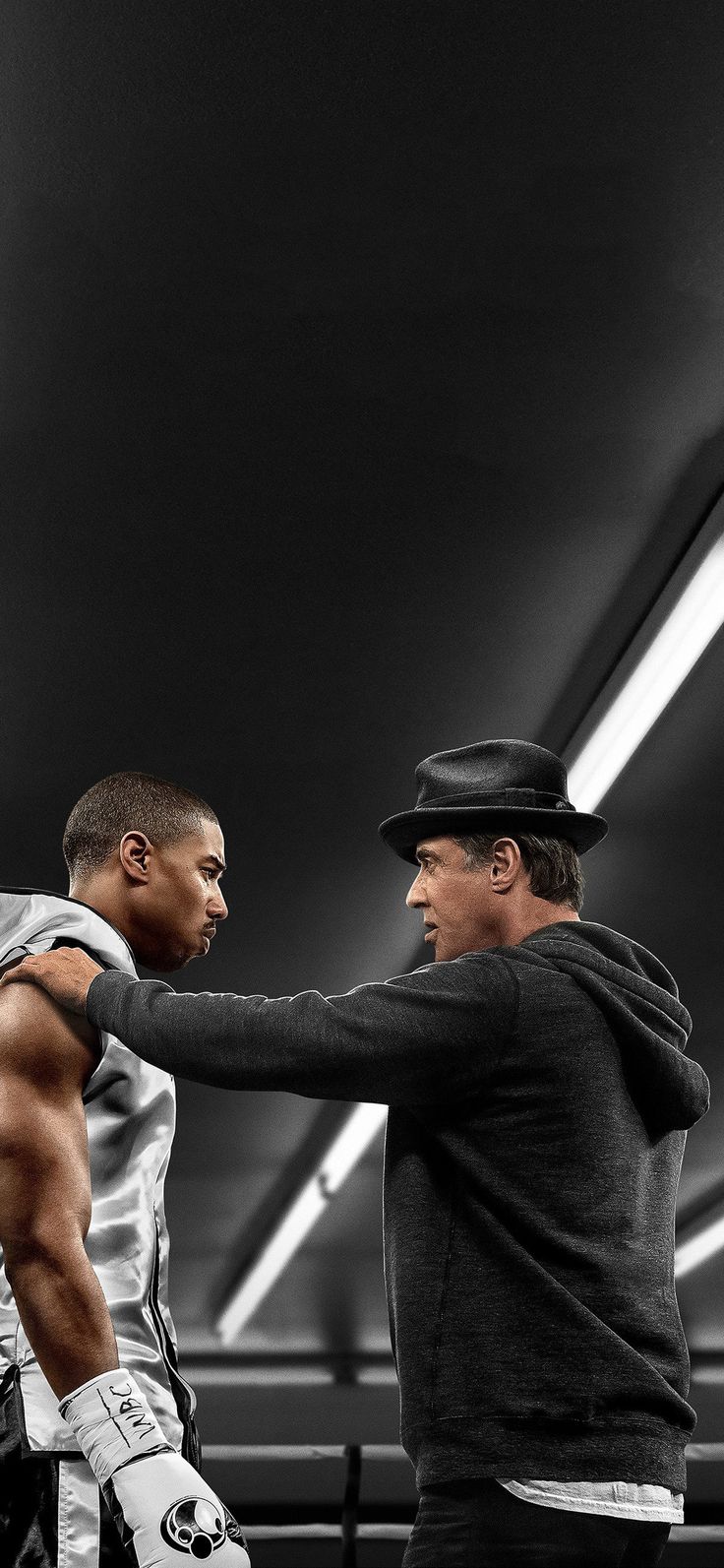 Sylvester Stallone And Michael Jordan In Creed 2 Poster Wallpapers