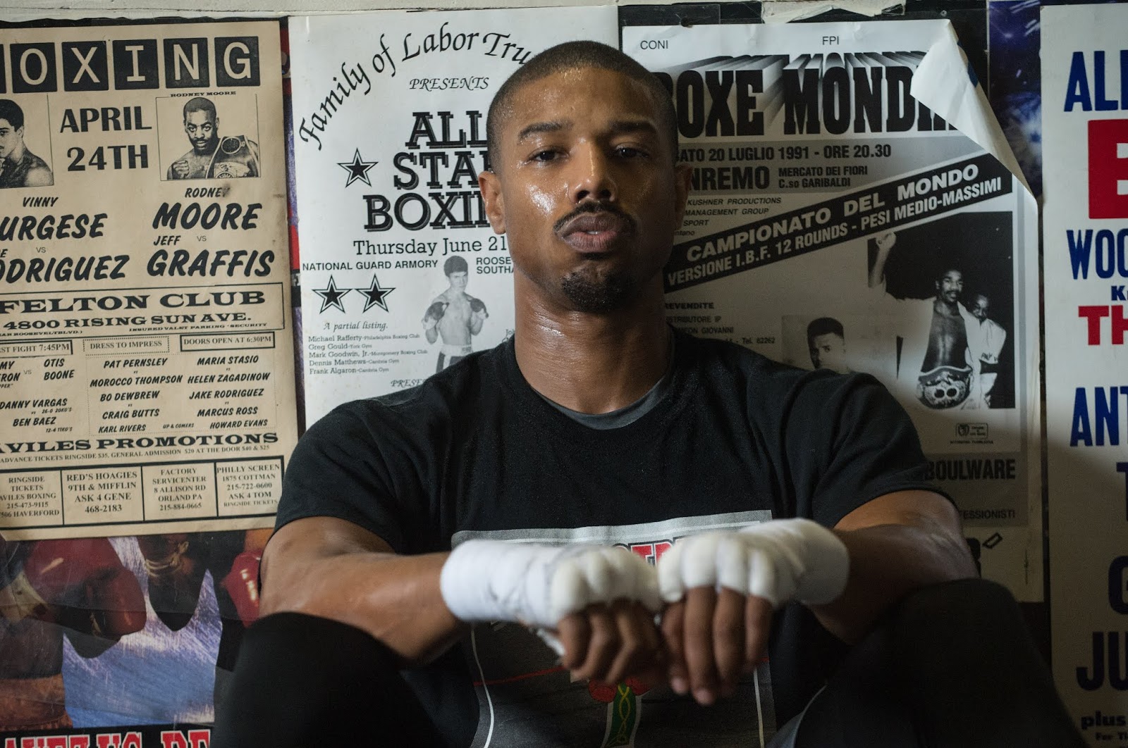 Sylvester Stallone And Michael Jordan In Creed 2 Poster Wallpapers