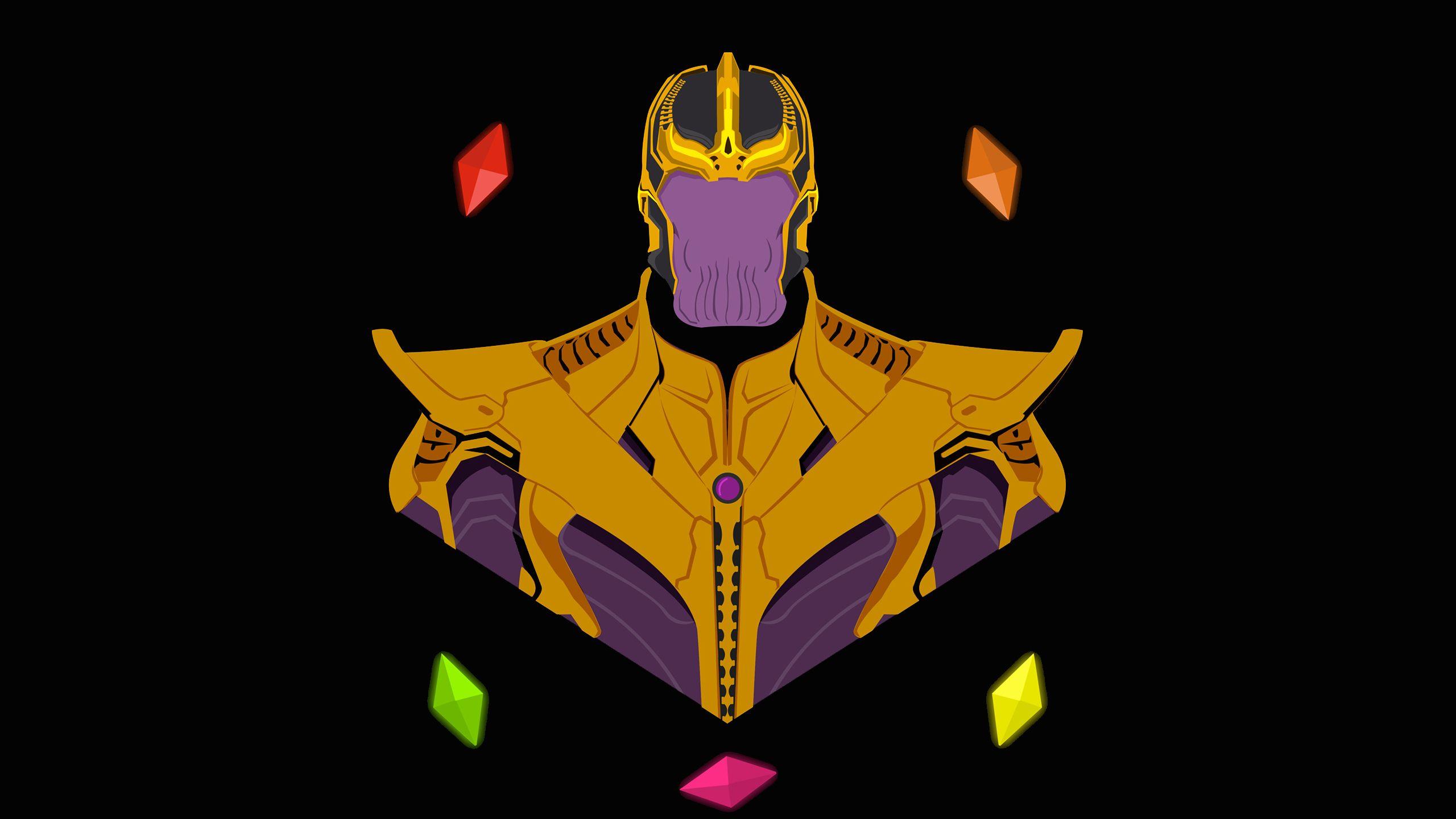 Thanos Avengers Infinity War 80S Outrun Art Wallpapers