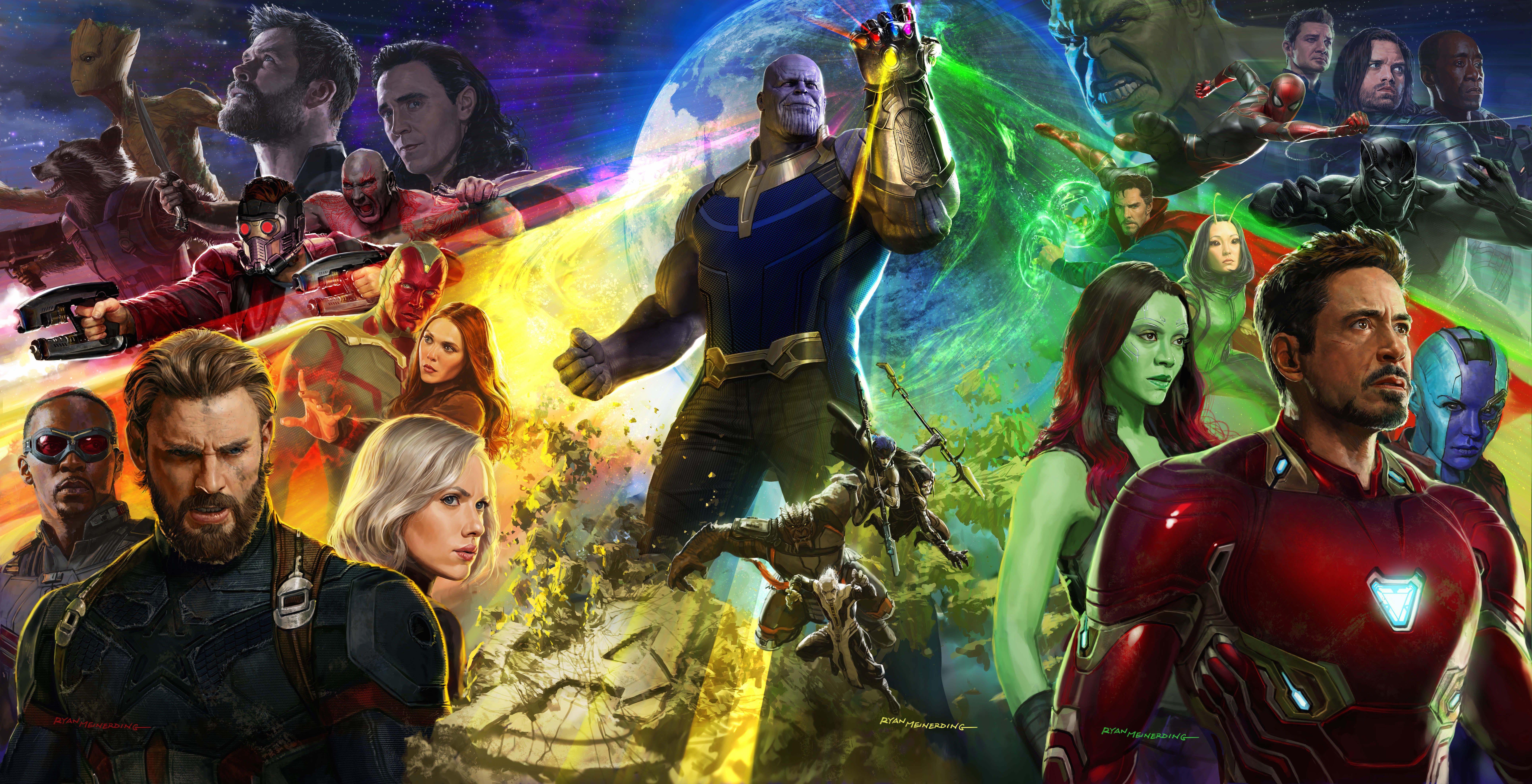 Thanos Avengers Infinity War Artwork Wallpapers