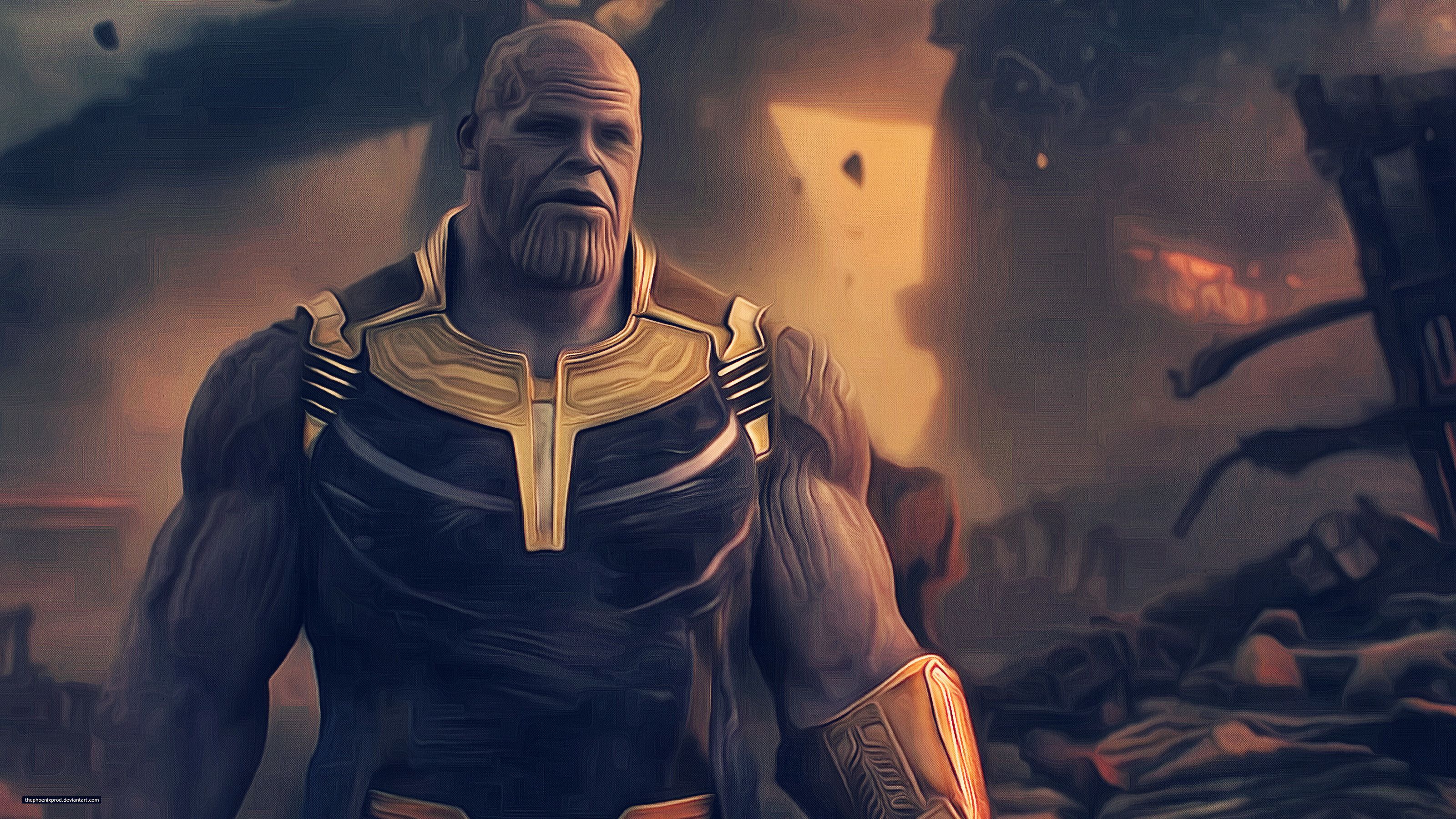 Thanos Avengers Infinity War Poster Wallpapers