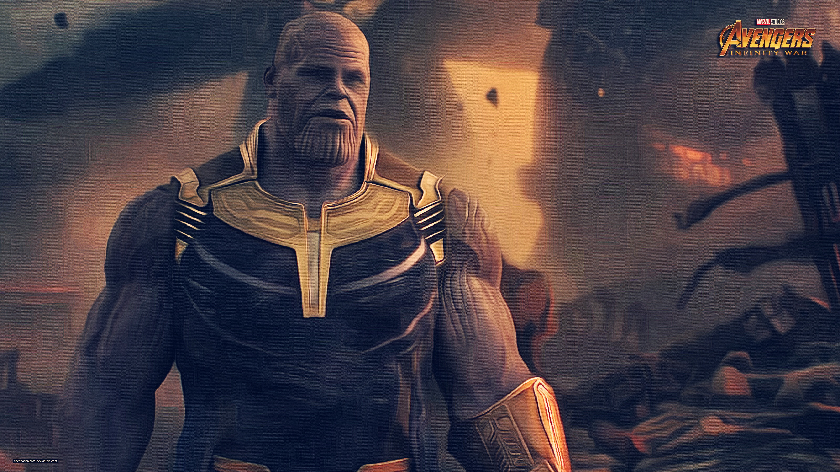 Thanos From Avengers Infinity War 2018 Wallpapers