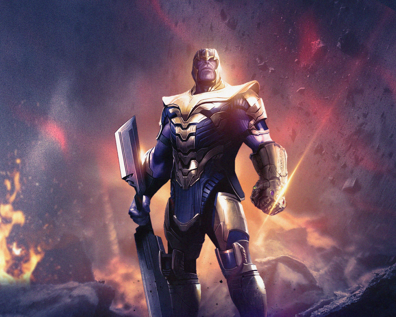 Thanos In Avengers Endgame Wallpapers