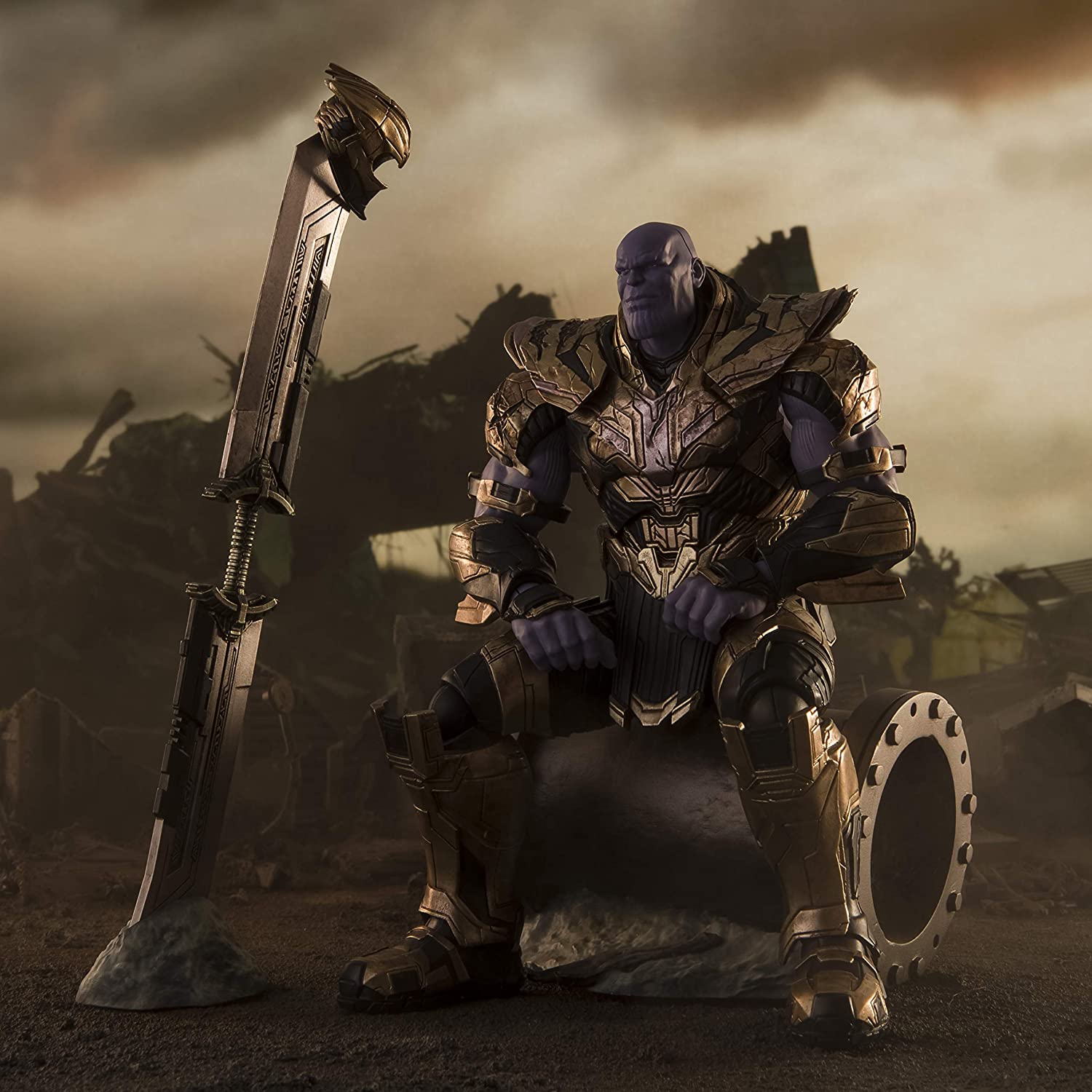 Thanos New Weapon In Avengers Endgame Art Wallpapers
