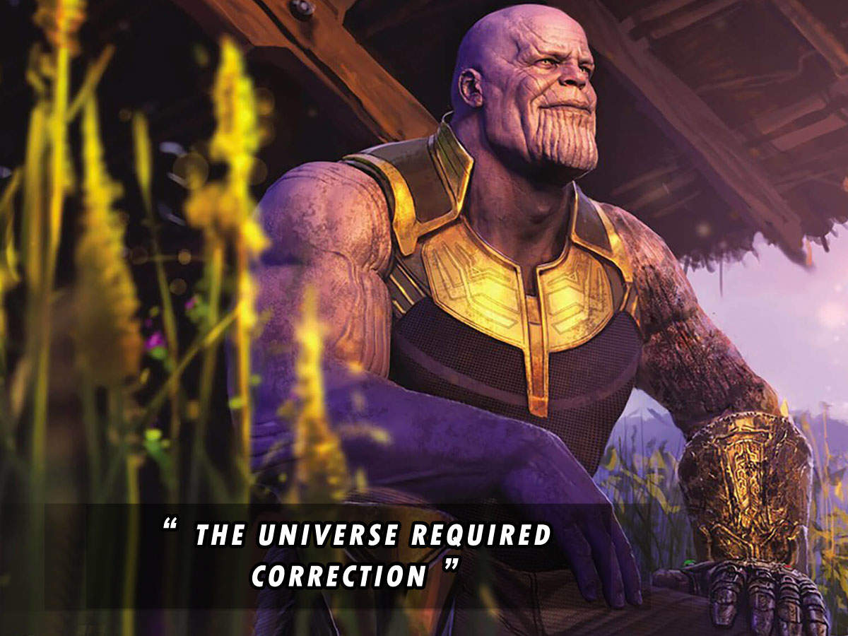 Thanos Sitting In Avengers Endgame Wallpapers