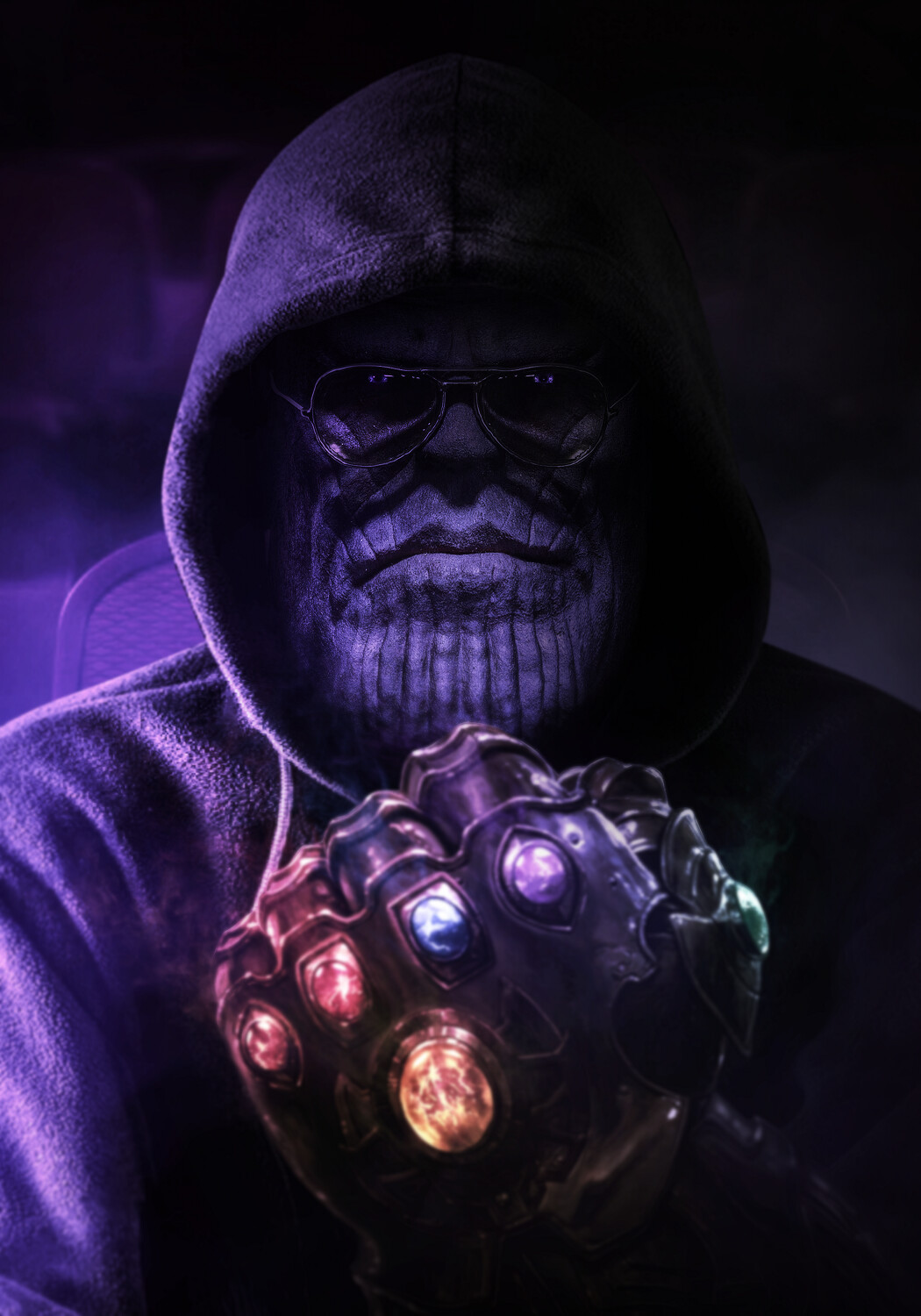 Thanos Sitting In Avengers Endgame Wallpapers