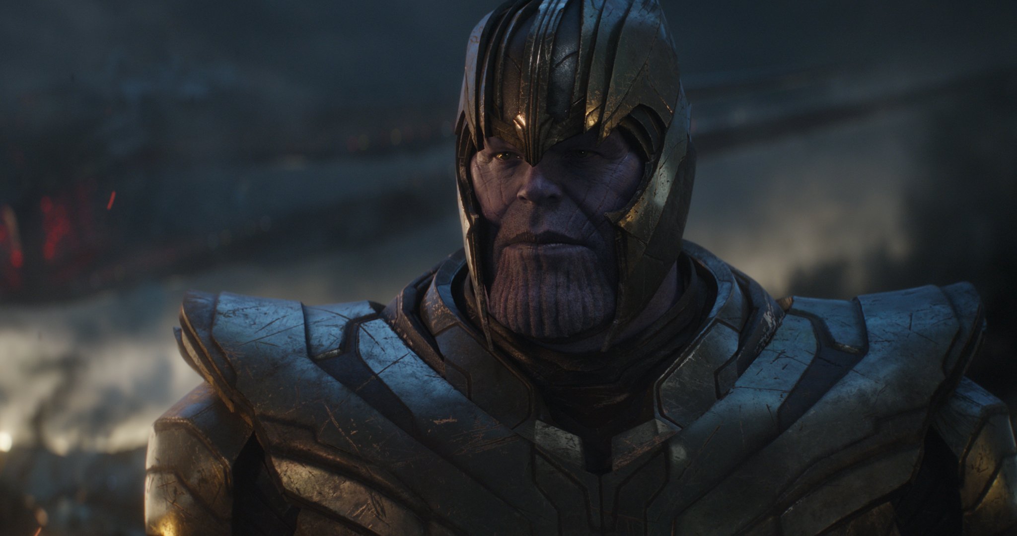 Thanos Sitting In Avengers Endgame Wallpapers