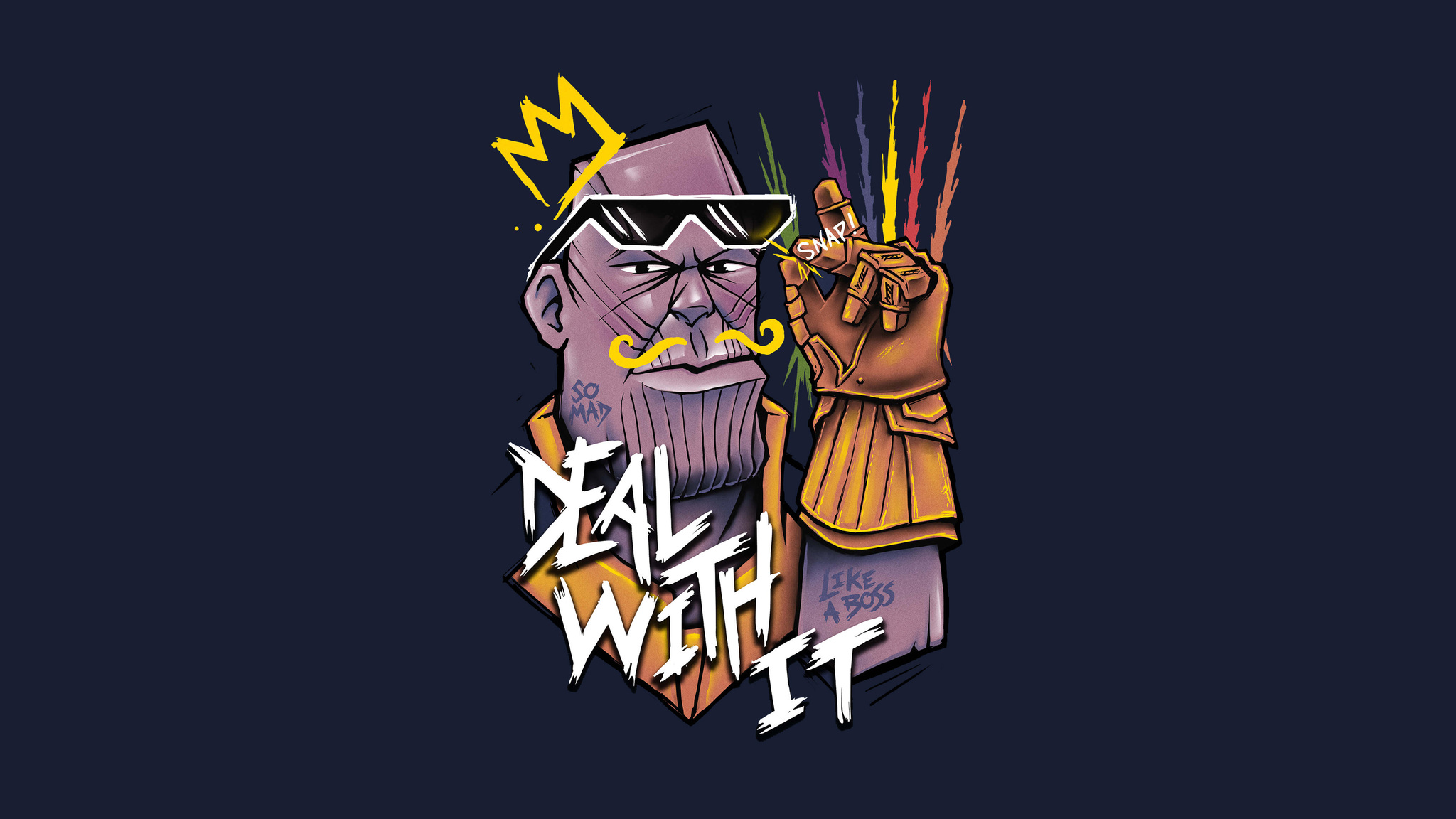 Thanos Smiling Wallpapers