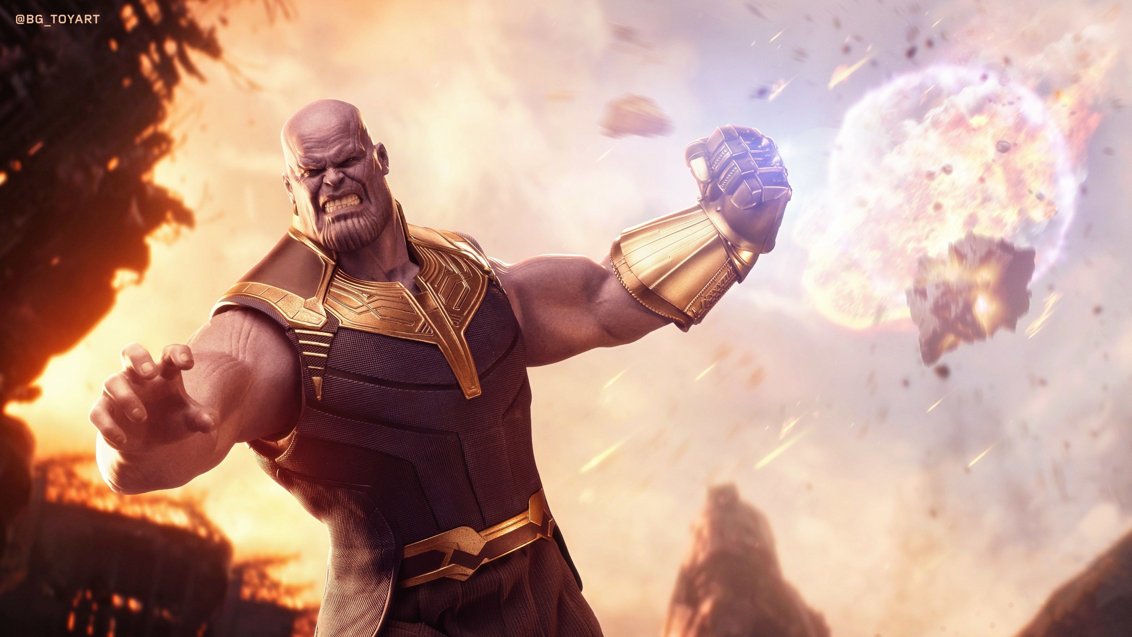 Thanos Smiling Wallpapers