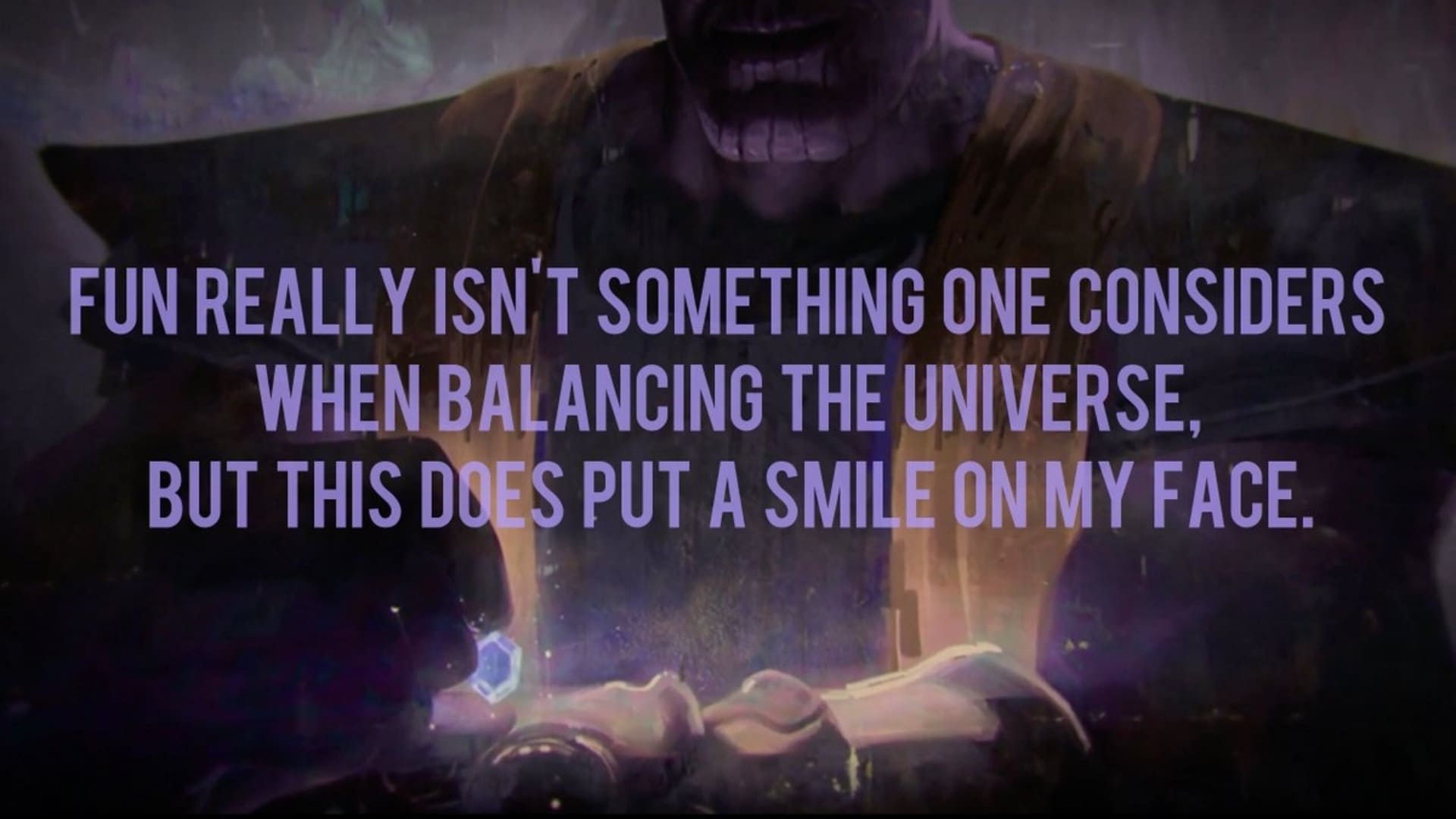 Thanos Smiling Wallpapers