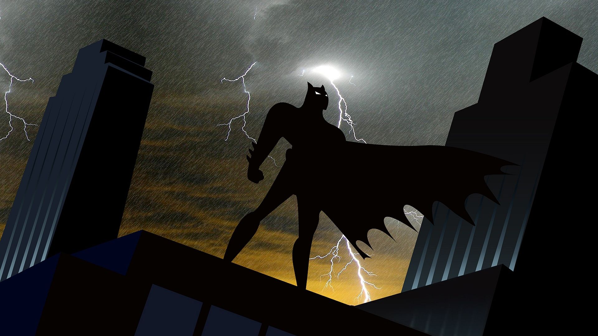 The Batman Cartoon Art Wallpapers