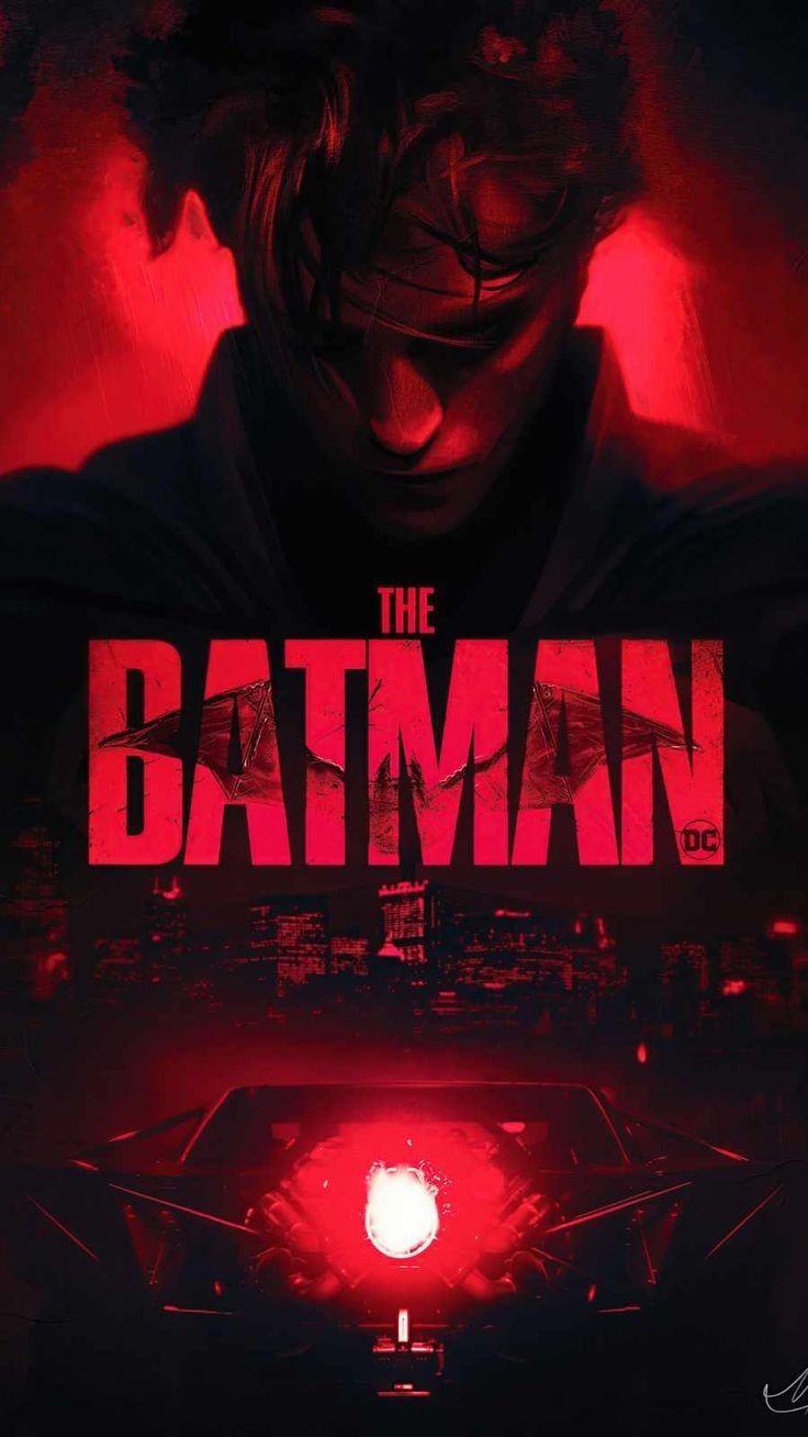 The Batman Movie Red Fan Poster Wallpapers