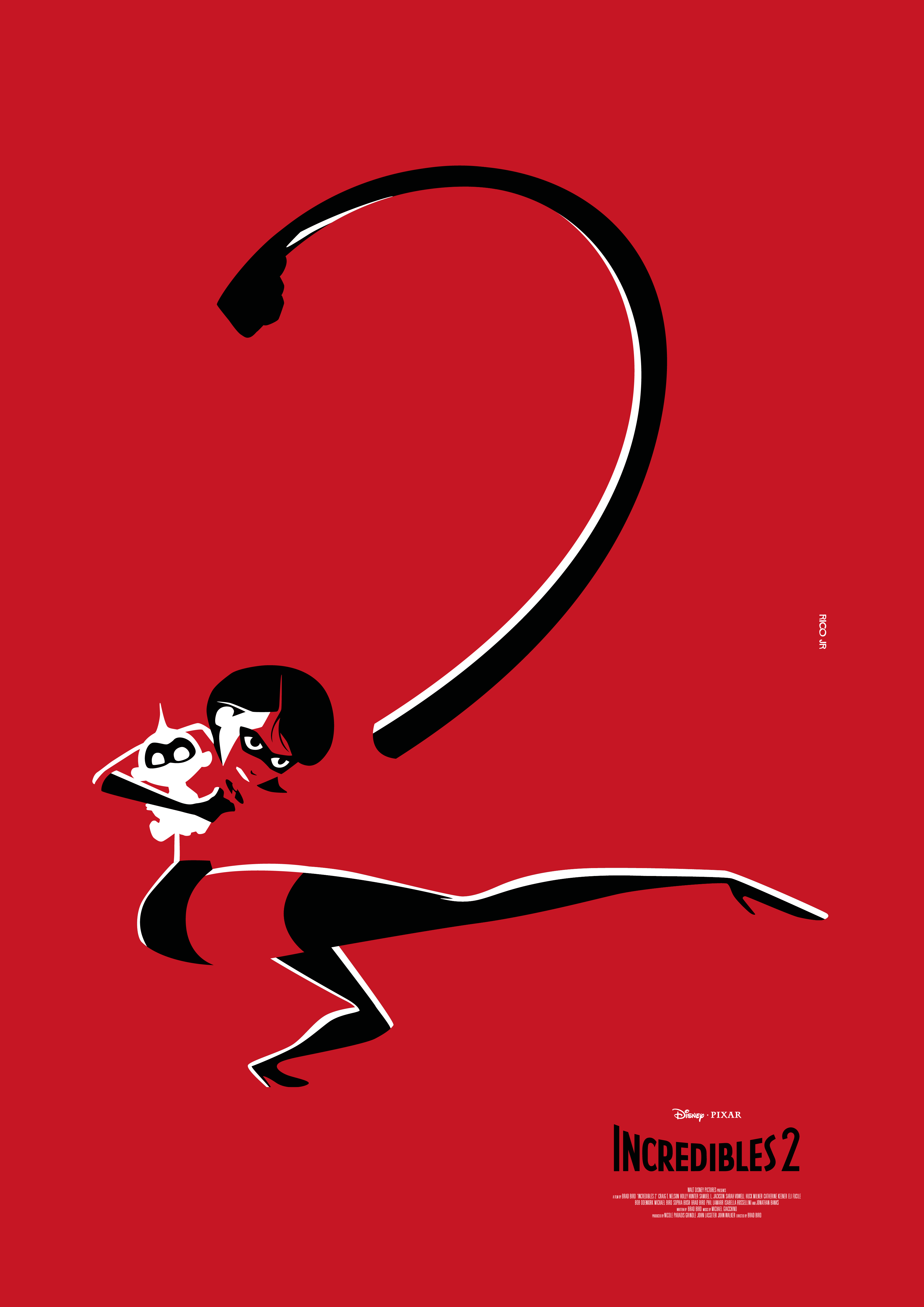 The Incredibles 2 Minimal Art Poster Wallpapers