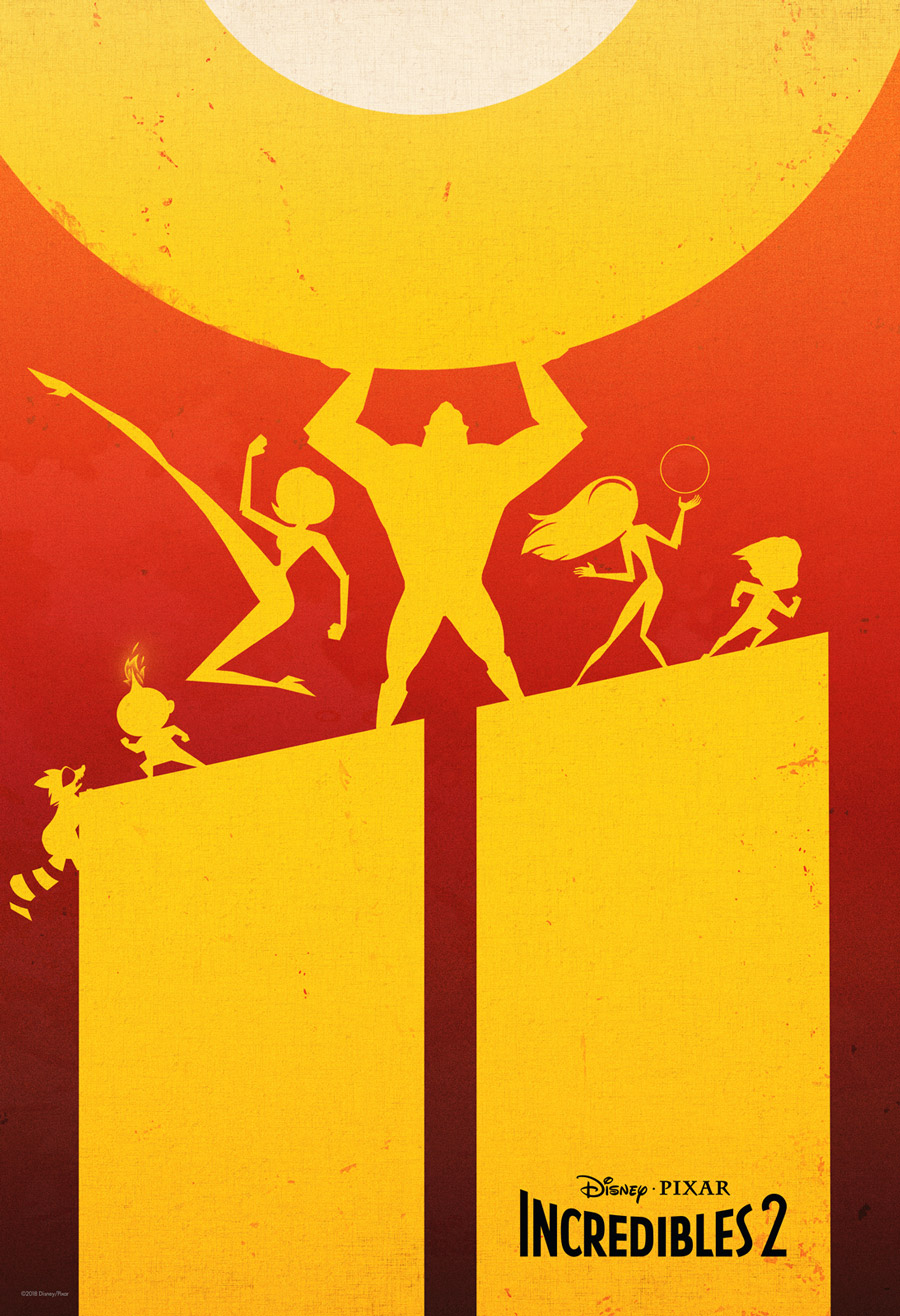 The Incredibles 2 Minimal Art Poster Wallpapers